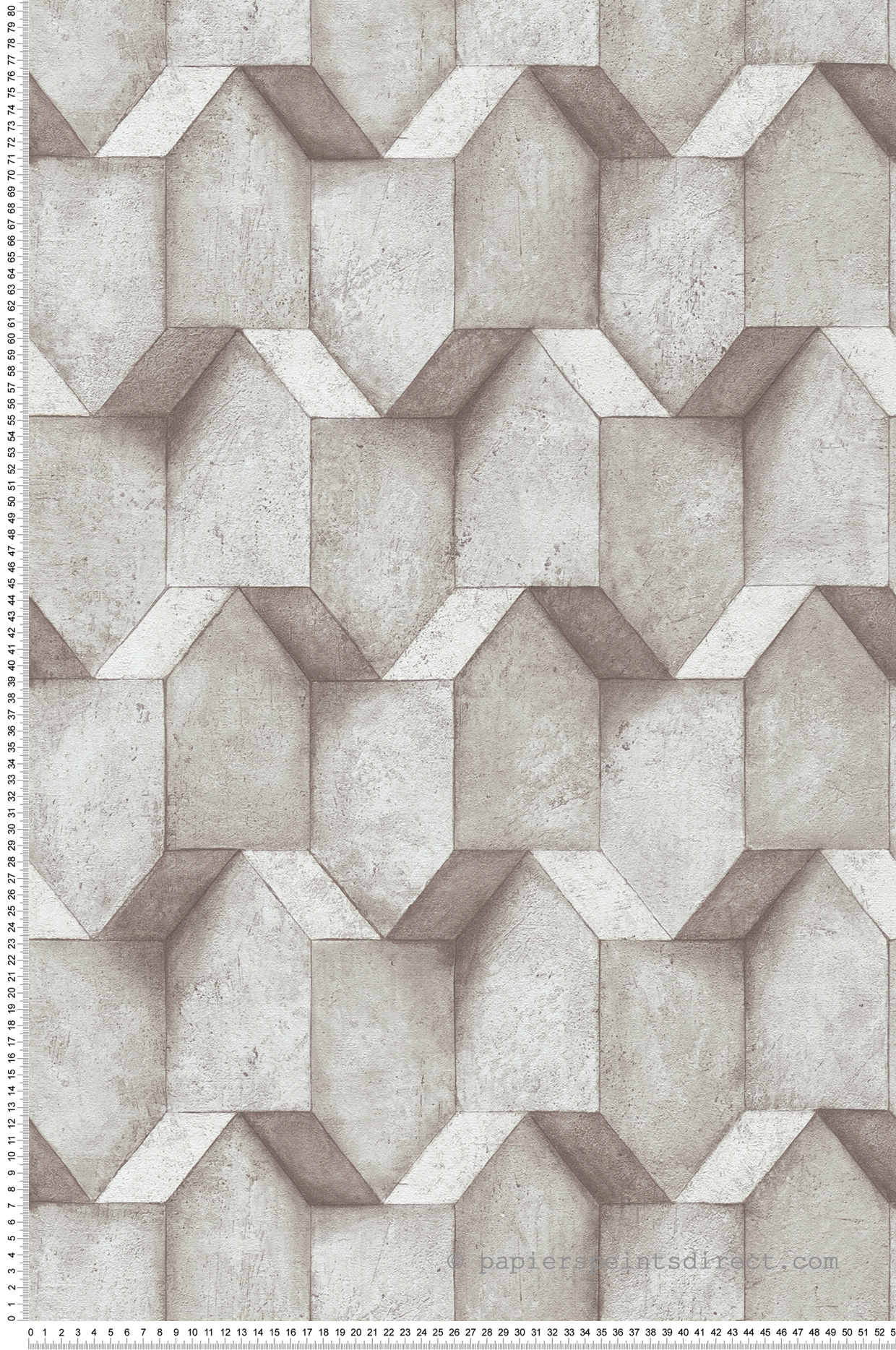 Papier peint 3D Concrete gris taupe - The BOS d'A.S. Création | Réf. AS-388273