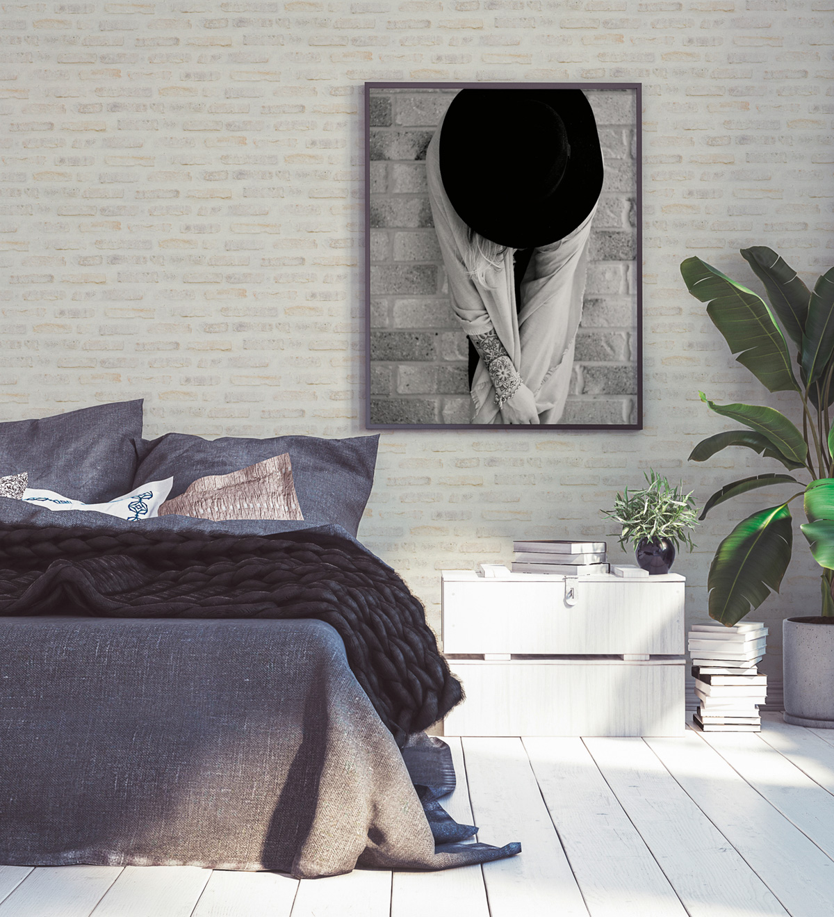 Papier peint Brique Loft blanc beige - Elements 2 d'A.S. Création | Réf. AS-374221