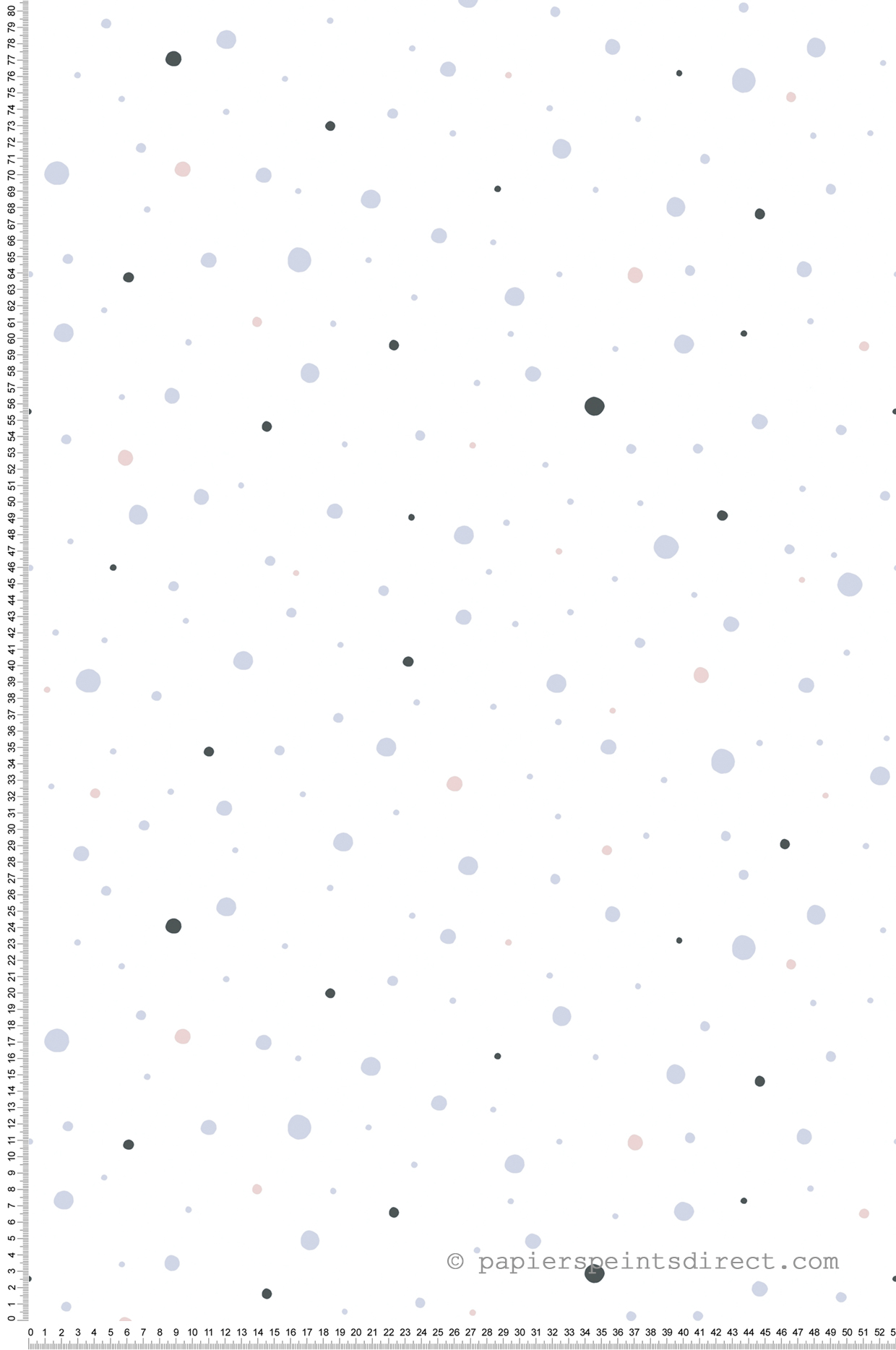 Papier peint Pois Enfantin rose gris - Little Love d'A.S. Création | Réf. SP15647