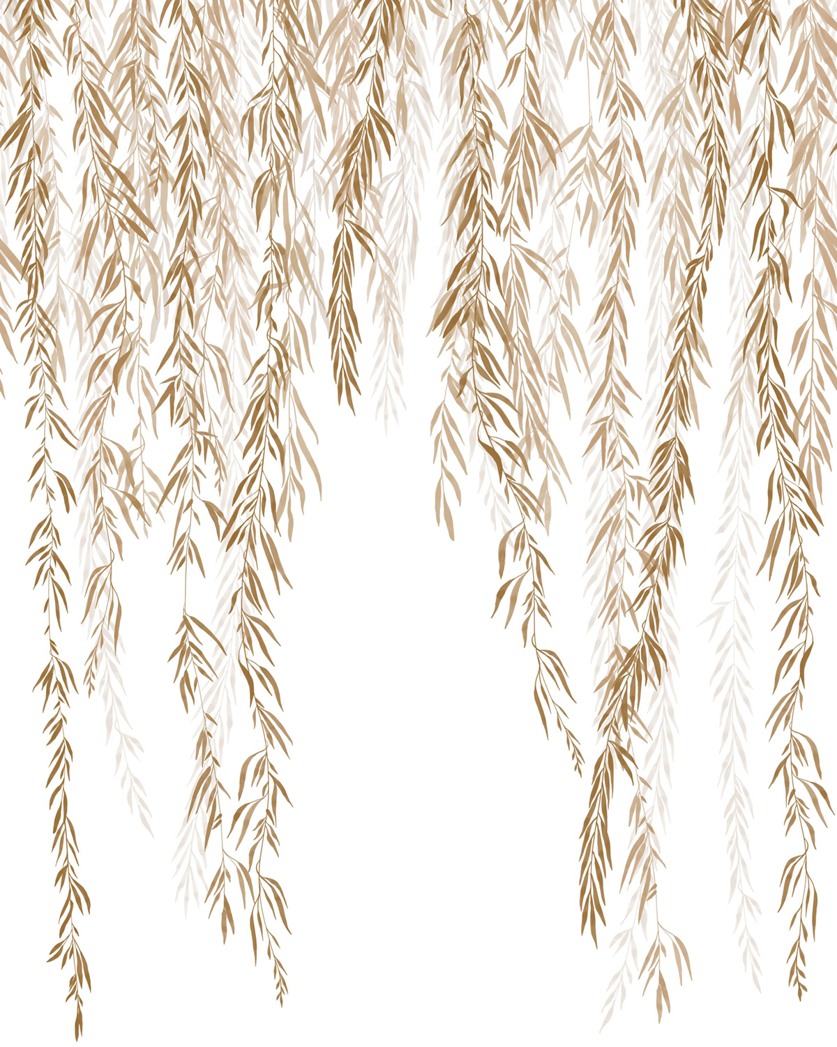 Papier peint panoramique Feuillage Murmures d'Automne S camel 200X250 - Wonderwalls 2 de Casadéco | Réf. WDWD200152705