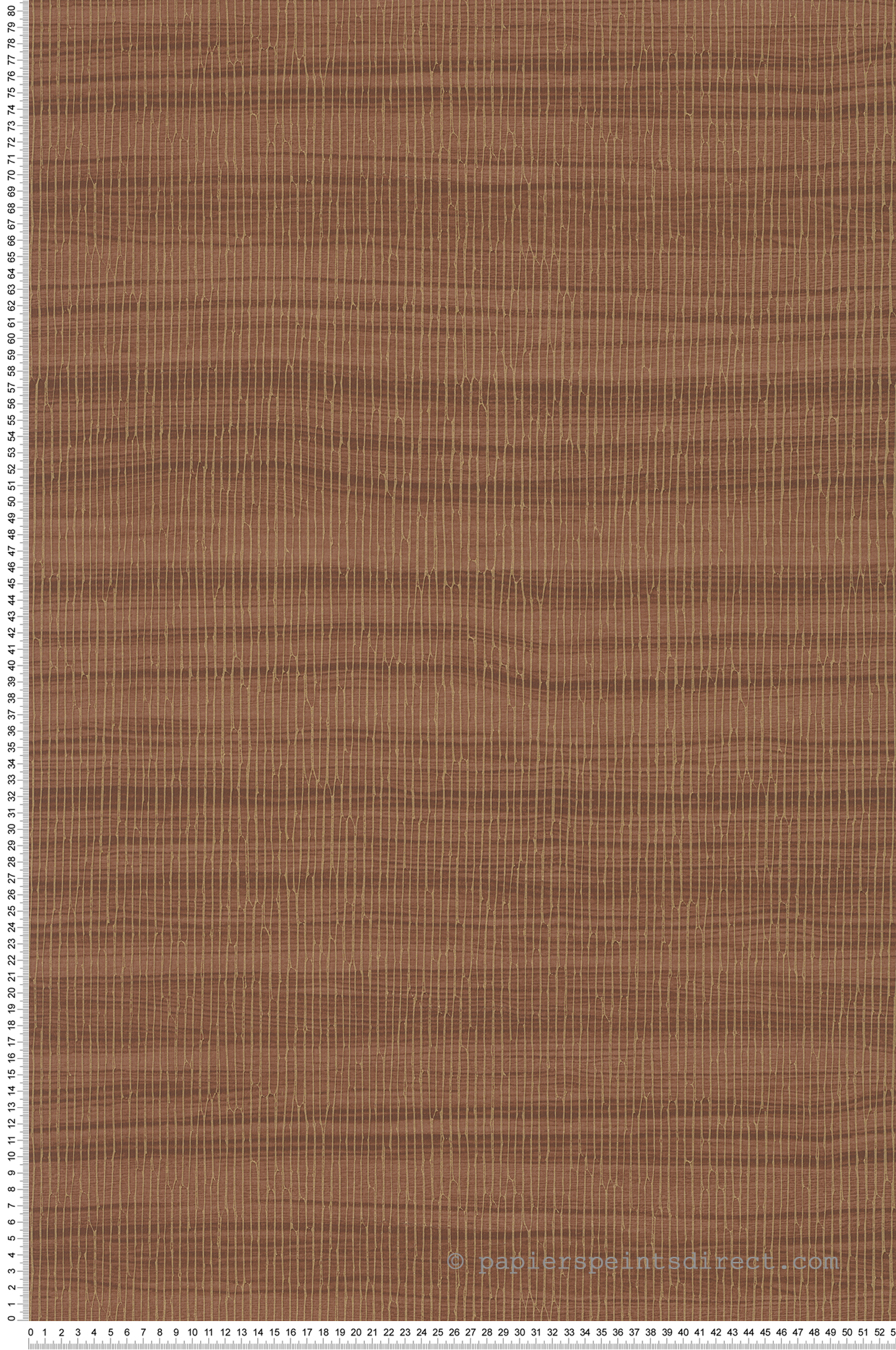 Papier peint Faux Uni Végétal marron doré - Santal de Montecolino | Réf. MC-CU1008