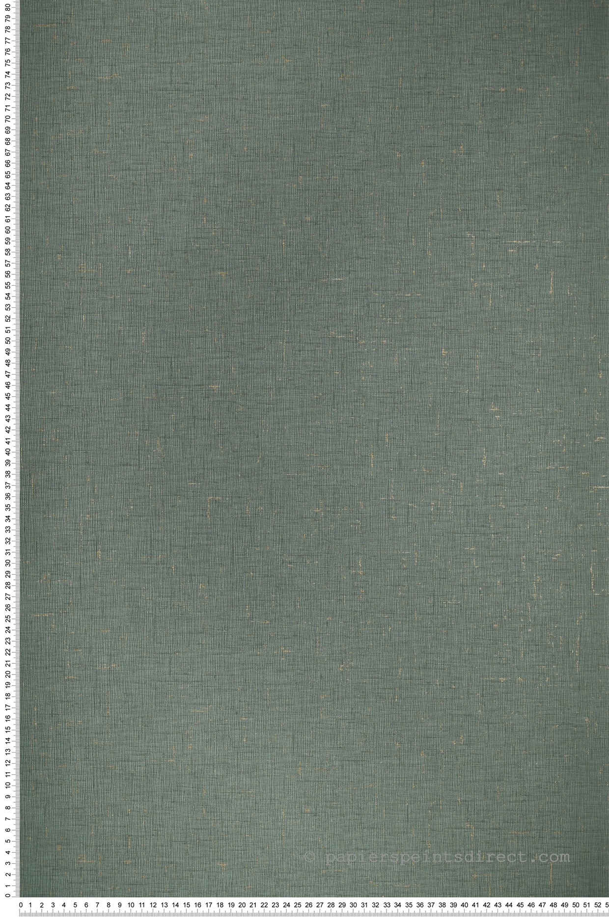 Papier peint Uni Gaze Coton Métal vert eucalyptus doré - Golden Age de Casélio | Réf. GAG103777248
