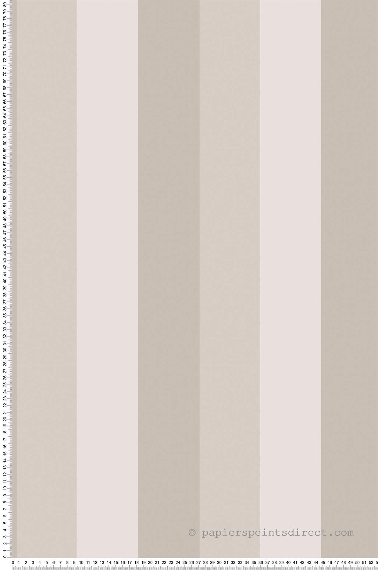 Papier peint Rayure Verticale multi beige - Jardin Secret de Lutèce | Réf. LTC-G78517