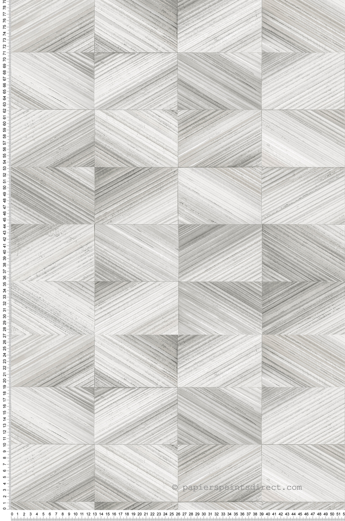 Papier peint Géométrique Bois gris - Fabrique 2 de Lutèce | Réf. LTC-FD25379