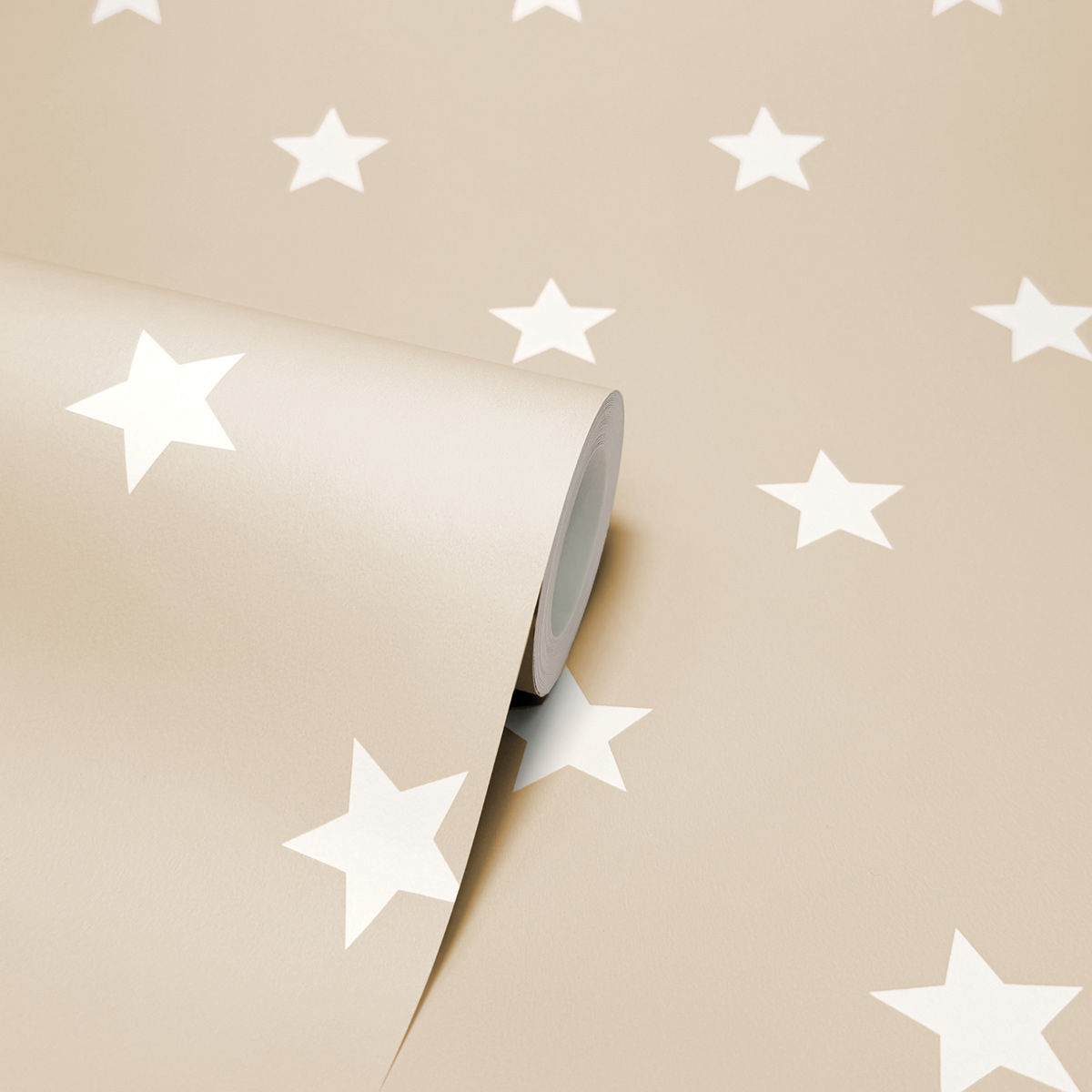 Papier peint Étoile Uniforme beige - Imagine de Lutèce ROLL | Réf. LTC-DL27581