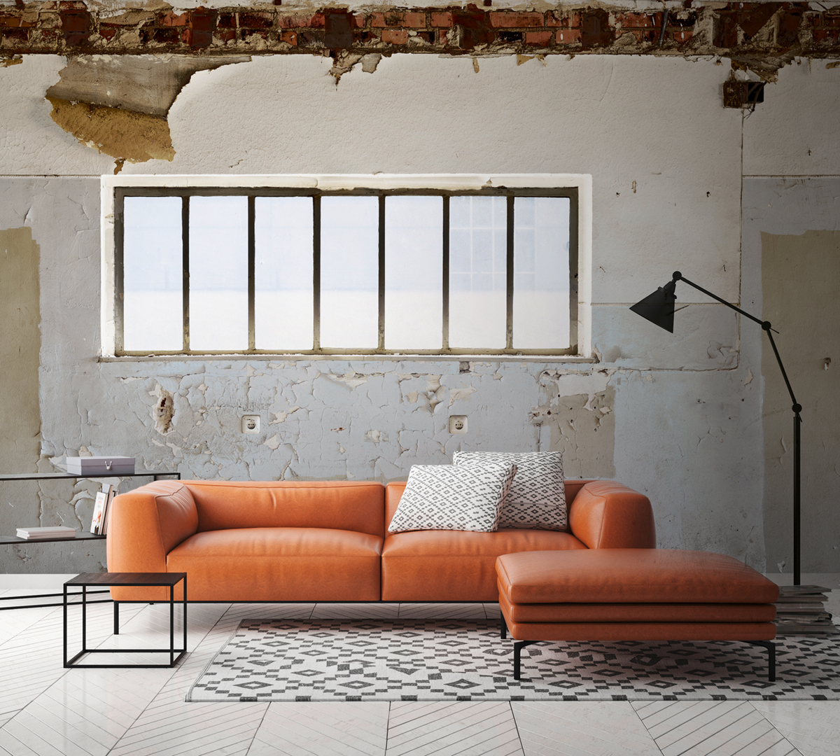 Papier peint panoramique Mur Style Grunge - The Wall 2 d'A.S. Création | Réf. AS-392241