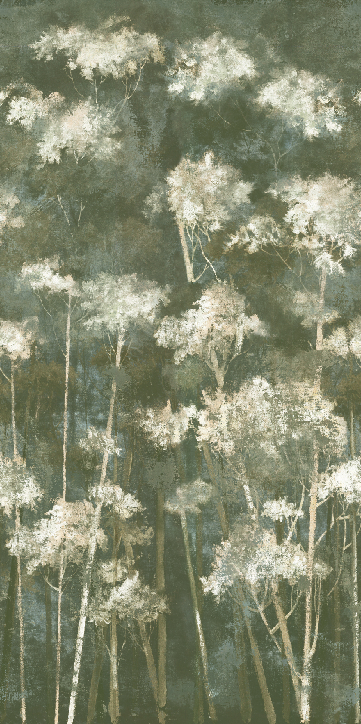 Papier peint panoramique Arbre Selva vert - Panoramas de Casamance | Réf. CAS-A74110496