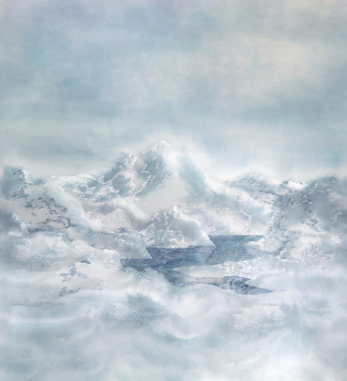 Papier peint panoramique Montagne Reflets d'Ossau Original A+B - 1/2/3/4/5/6 - Isidore Leroy