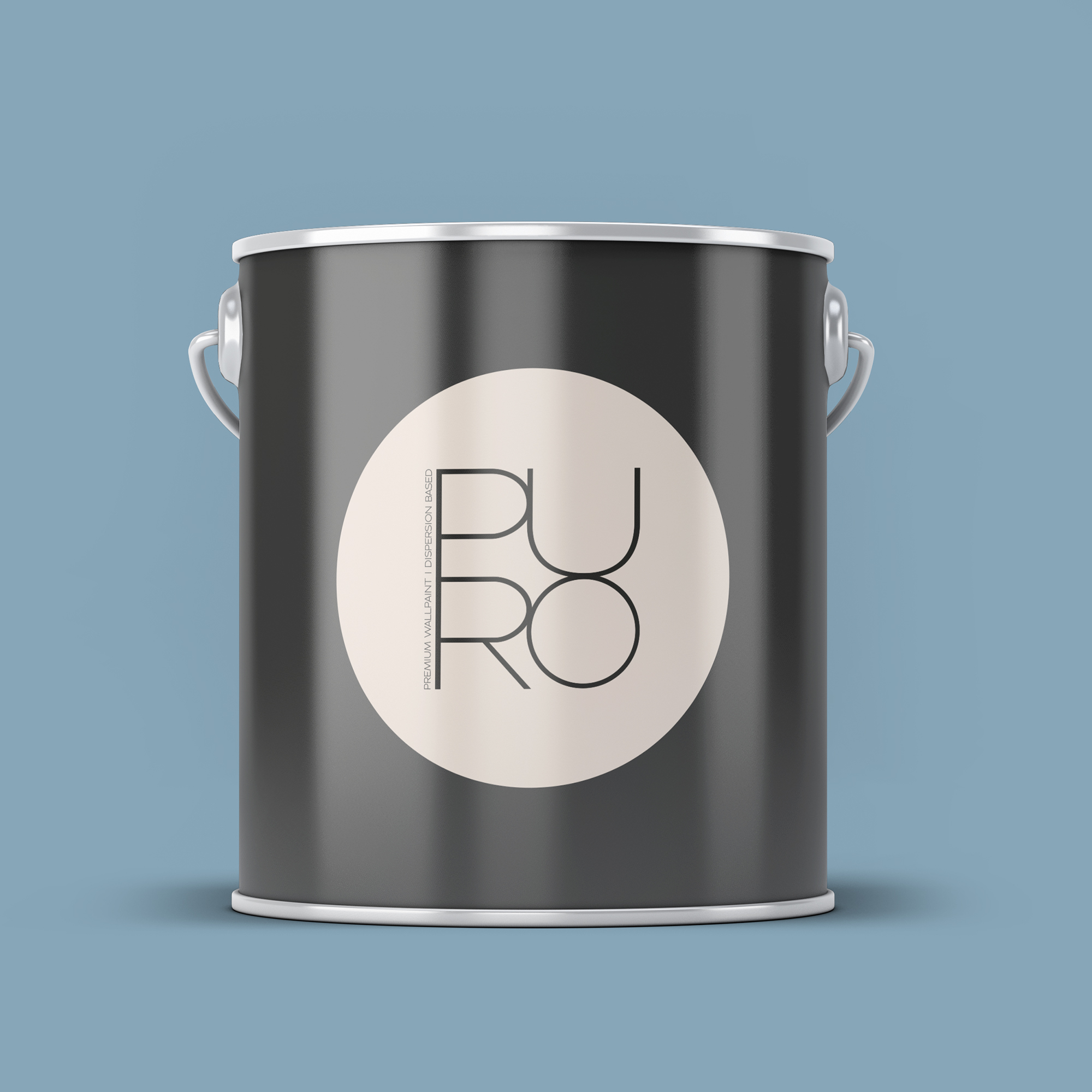 Image d'un pot de 5 litres de peinture Puro bleu ocean blue - c3006