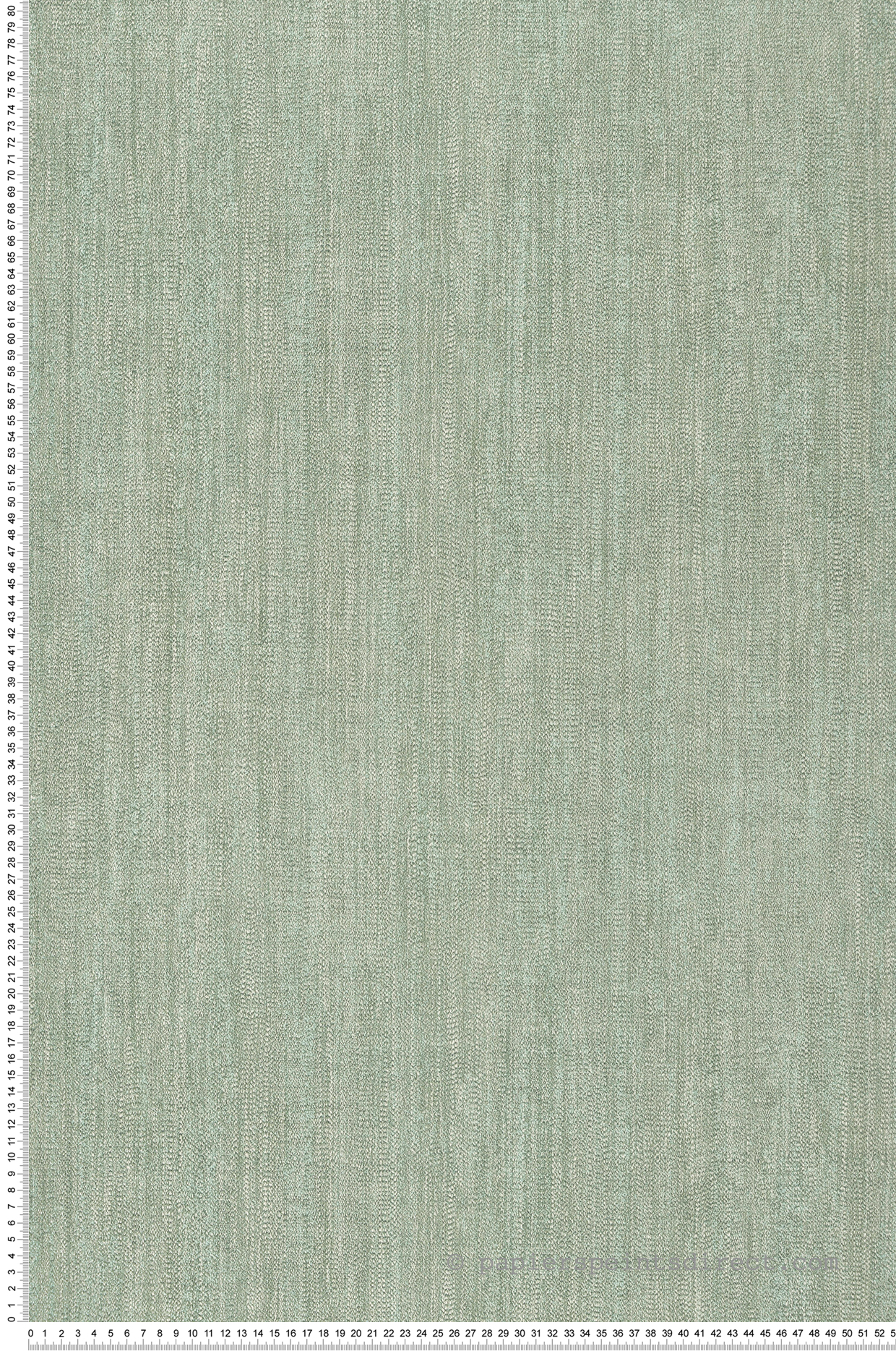 Papier peint Faux Uni Textile vert lichen - Allure de Lutèce | Réf. LTC-AL26206