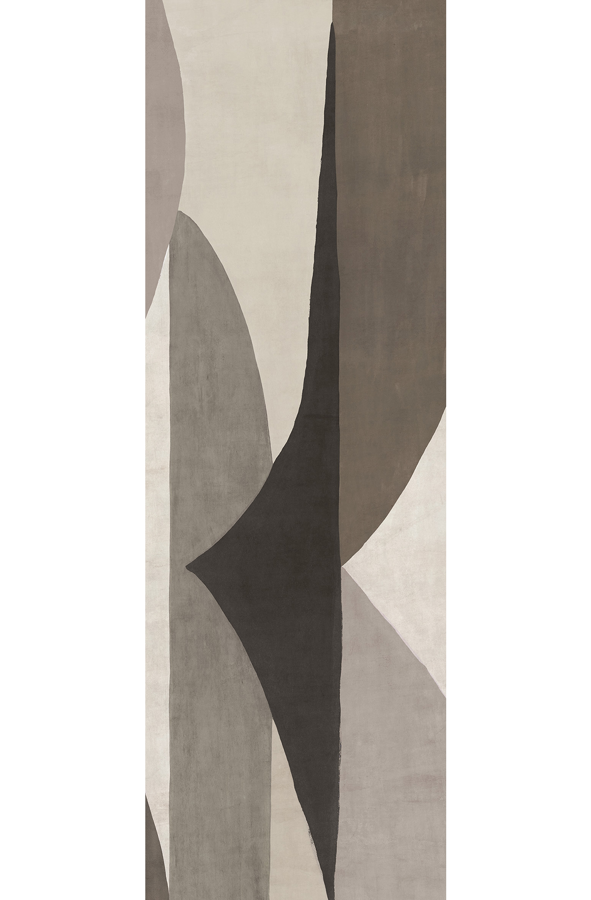 Papier peint panoramique Fresque Arrondie Luana gris - B H260 - Amani de Masureel | Réf. MAS-DGAMA3032-260