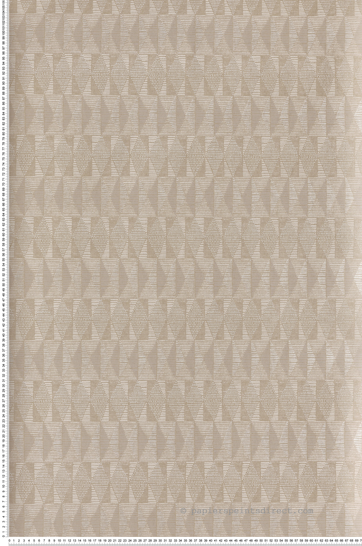 Papier peint Ethnique Bolga beige - Amani de Masureel | Réf. MAS-AMA201