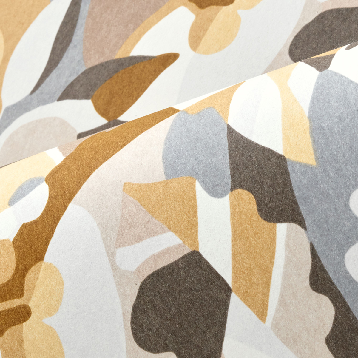 Papier peint Femme Abstrait Plongeon sable marron - L'Ile aux Oiseaux de Casamance | Réf. CAS-75880610