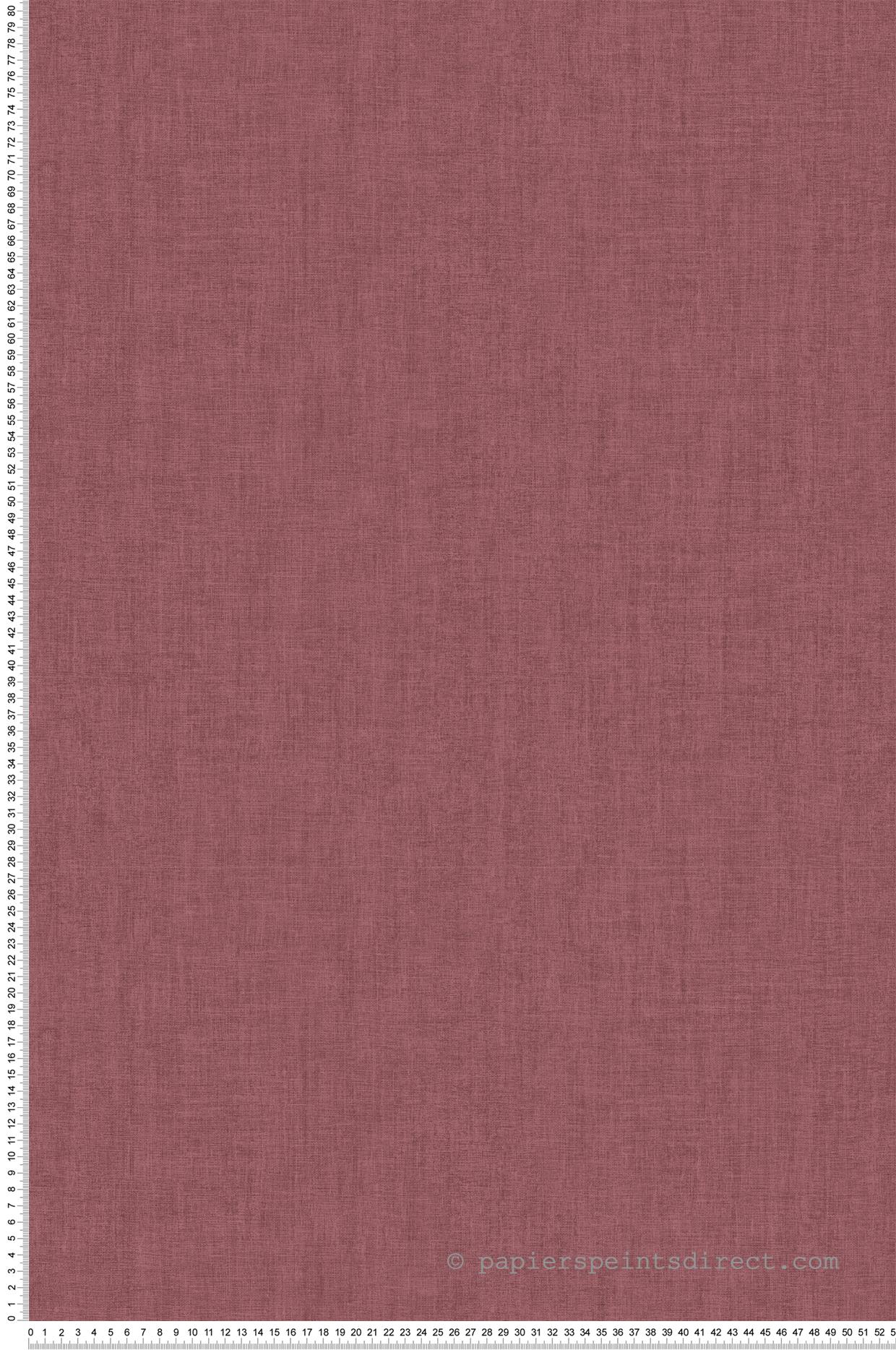 Papier peint Uni Lin bordeaux - Maison Paradis de Lutèce | Réf. LTC-MP15588