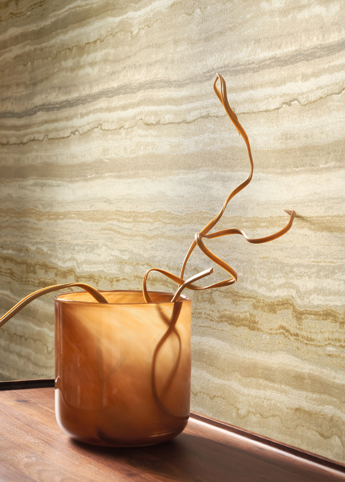 Papier peint Pierre Onyx beige argile - Minerals de Casadéco AMB2 | Réf. MNRL88071326