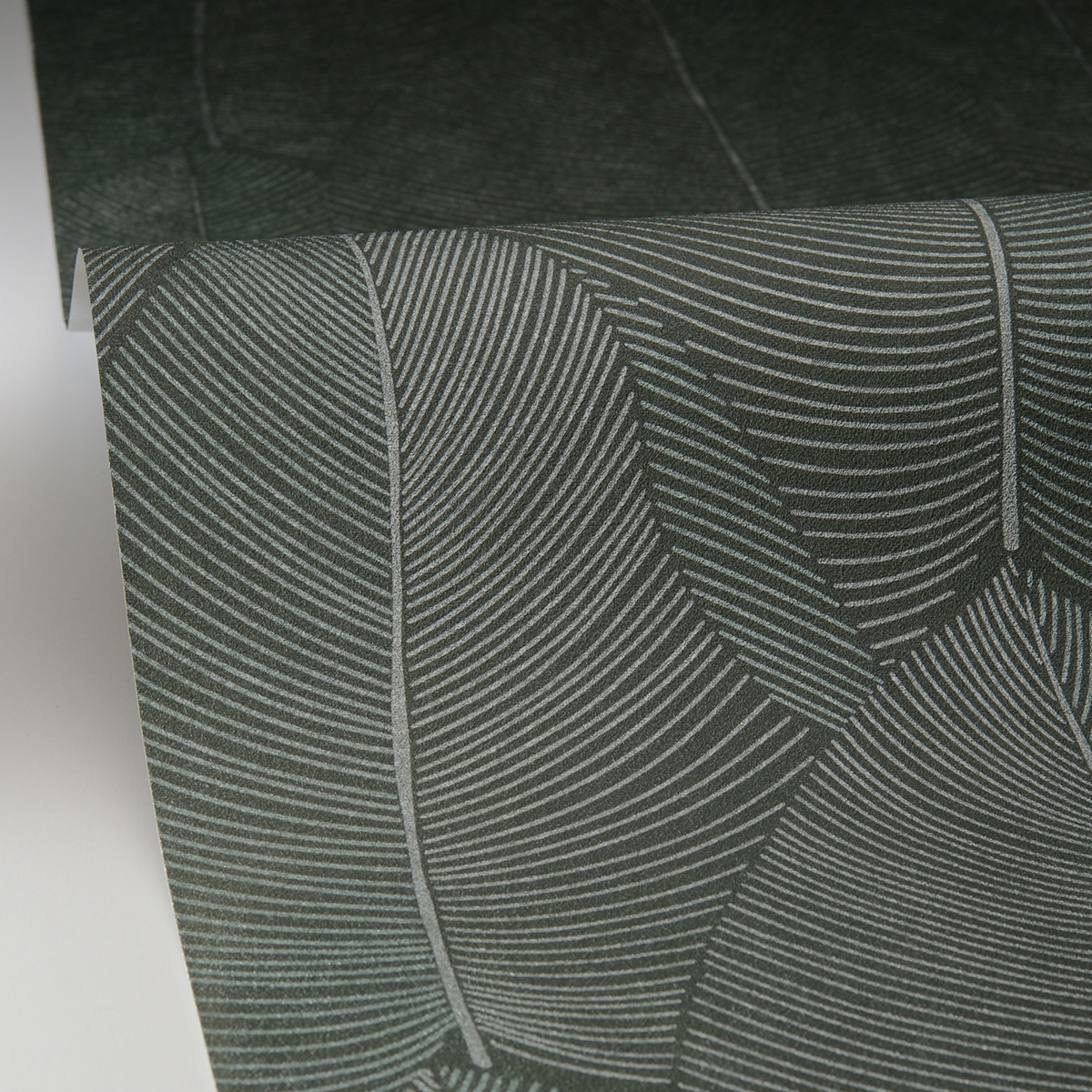 Papier peint Feuille Superposée Nuance vert irisé - Light de Casélio AMB4| Réf. LIG106597070