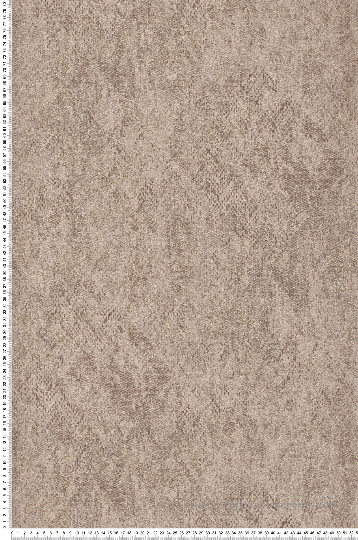 Papier Peint Faux Uni Python marron - Nomade d'Ugépa | Réf. UGP-M33418