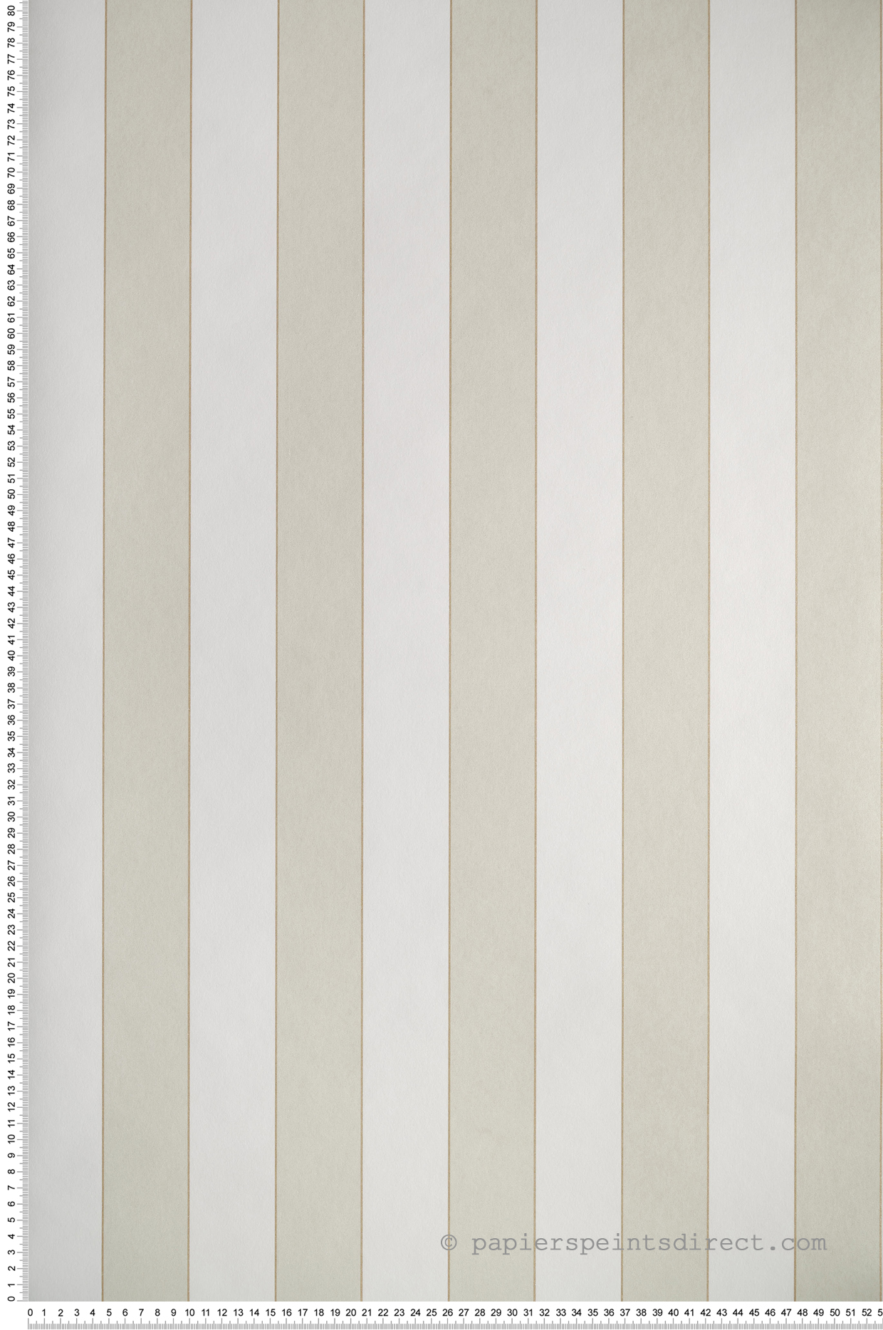 Papier peint Rayure Chic Louise vert doré - Les Rayures de Casadéco | Réf. RAYS28887302