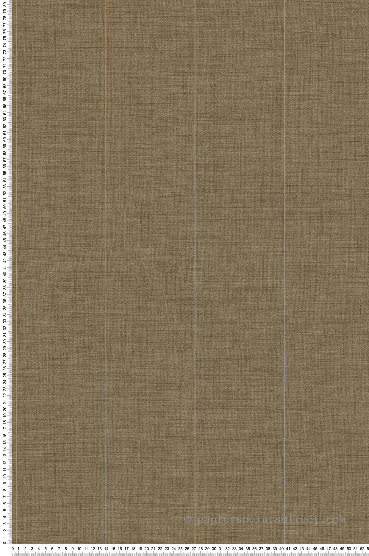 Papier peint Ligne Rayure Charlie bistre - Carnaby Street de Casadéco | Réf. CARN200542875