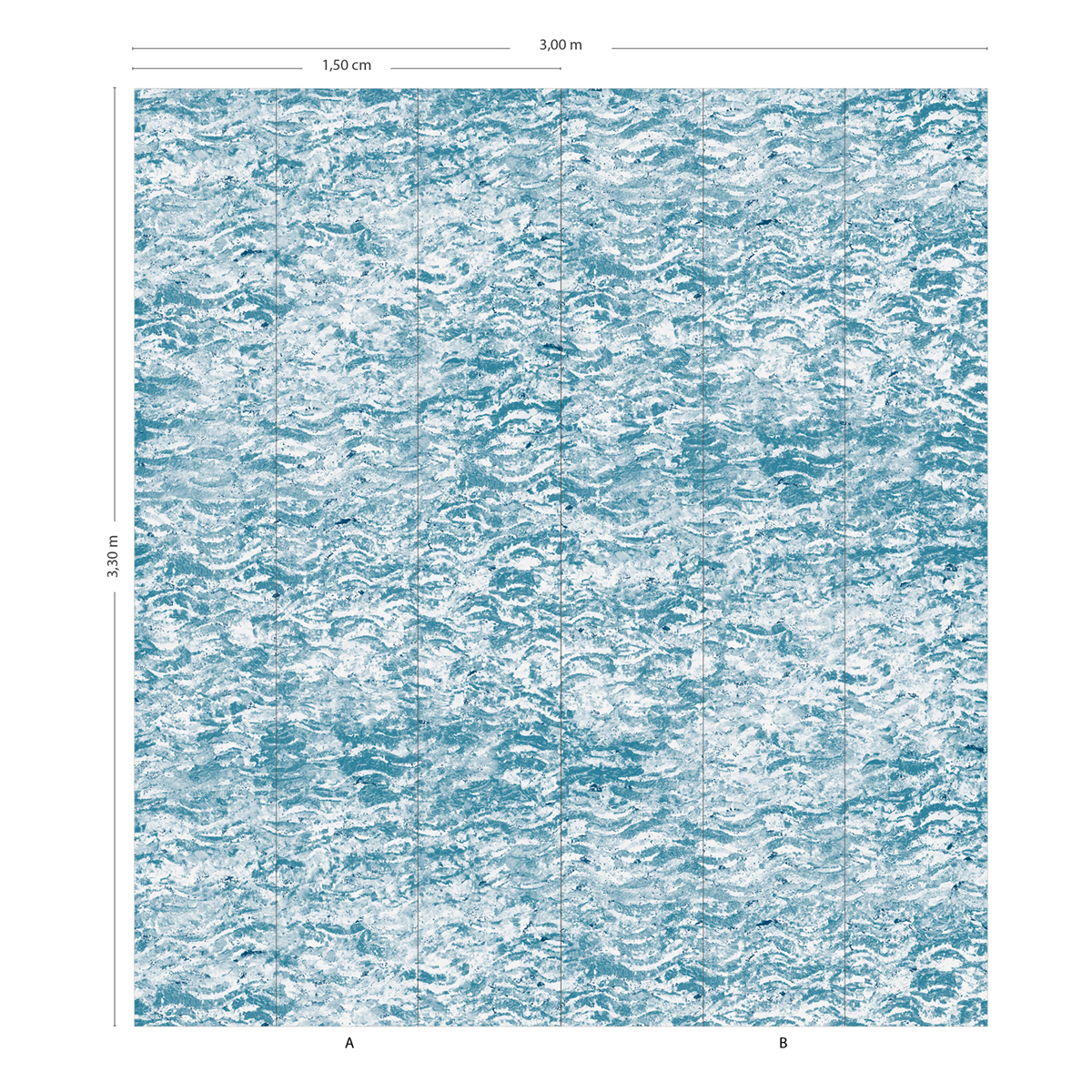 Papier peint panoramique Aqua Arctique A+B 1/2/3/4/5/6 - Isidore Leroy