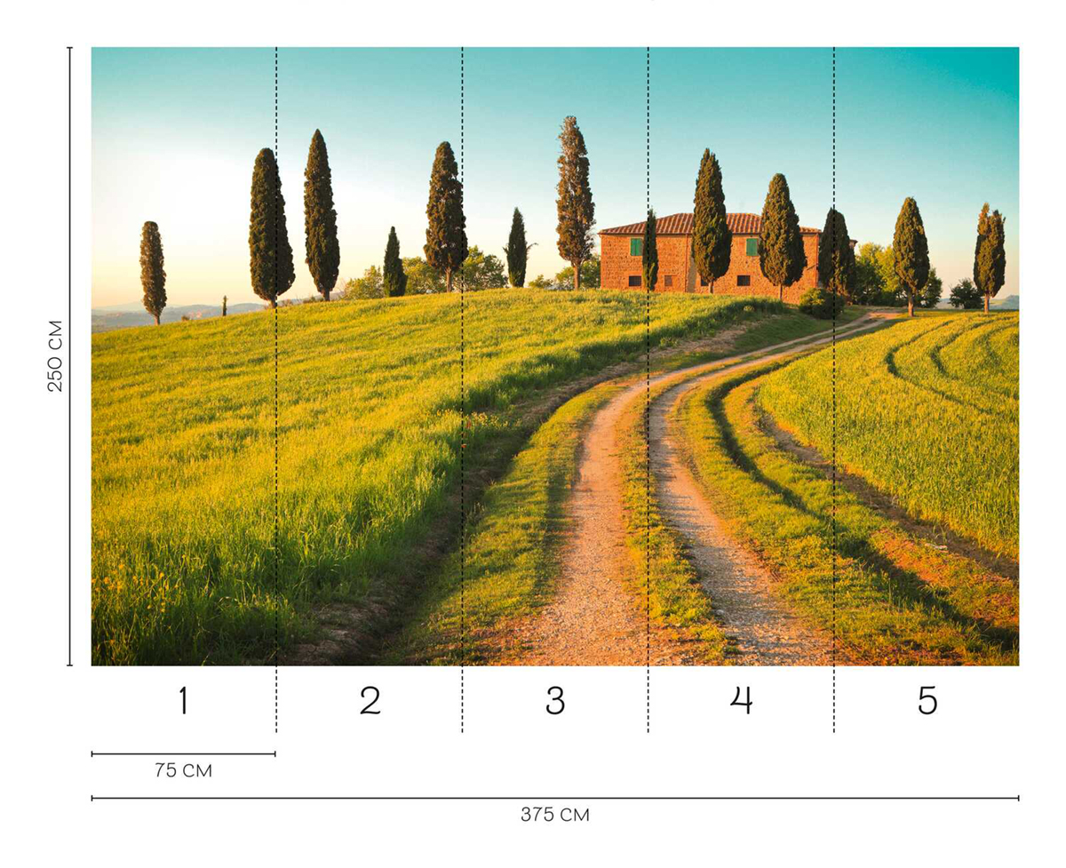 Papier peint panoramique Mas Provençal - Wall Love d'A.S. Création REGLE | Réf. DD129579