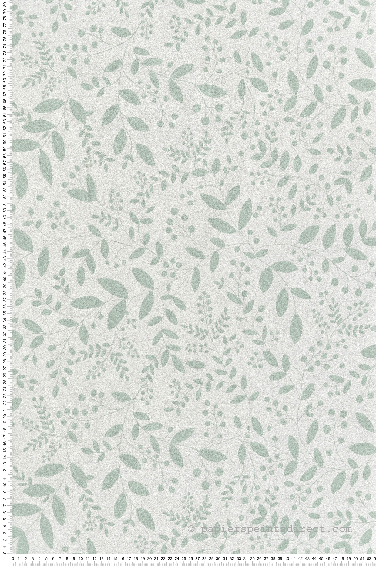 Papier peint Branchage Sympathy vert d'eau - Green Life 2 de Casélio | Réf. GNL2105340701