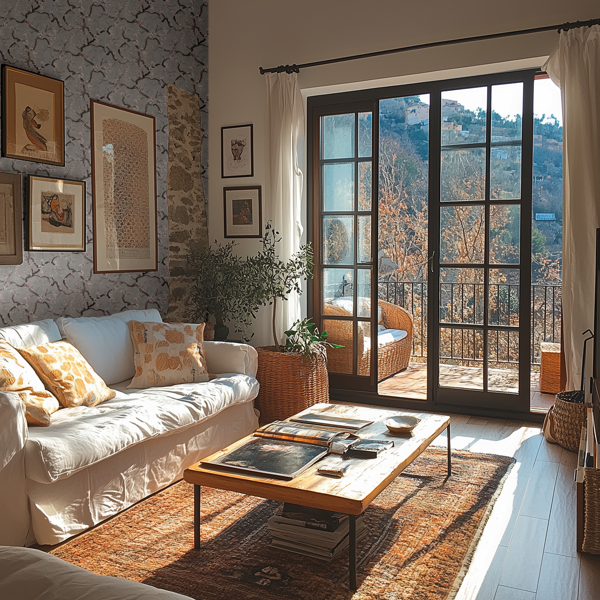 Papier peint Fleur Cerisier Métallisé gris souris argenté - Metropolitan Stories 4 Hot Spots d'A.S. Création | Réf. AS-781993