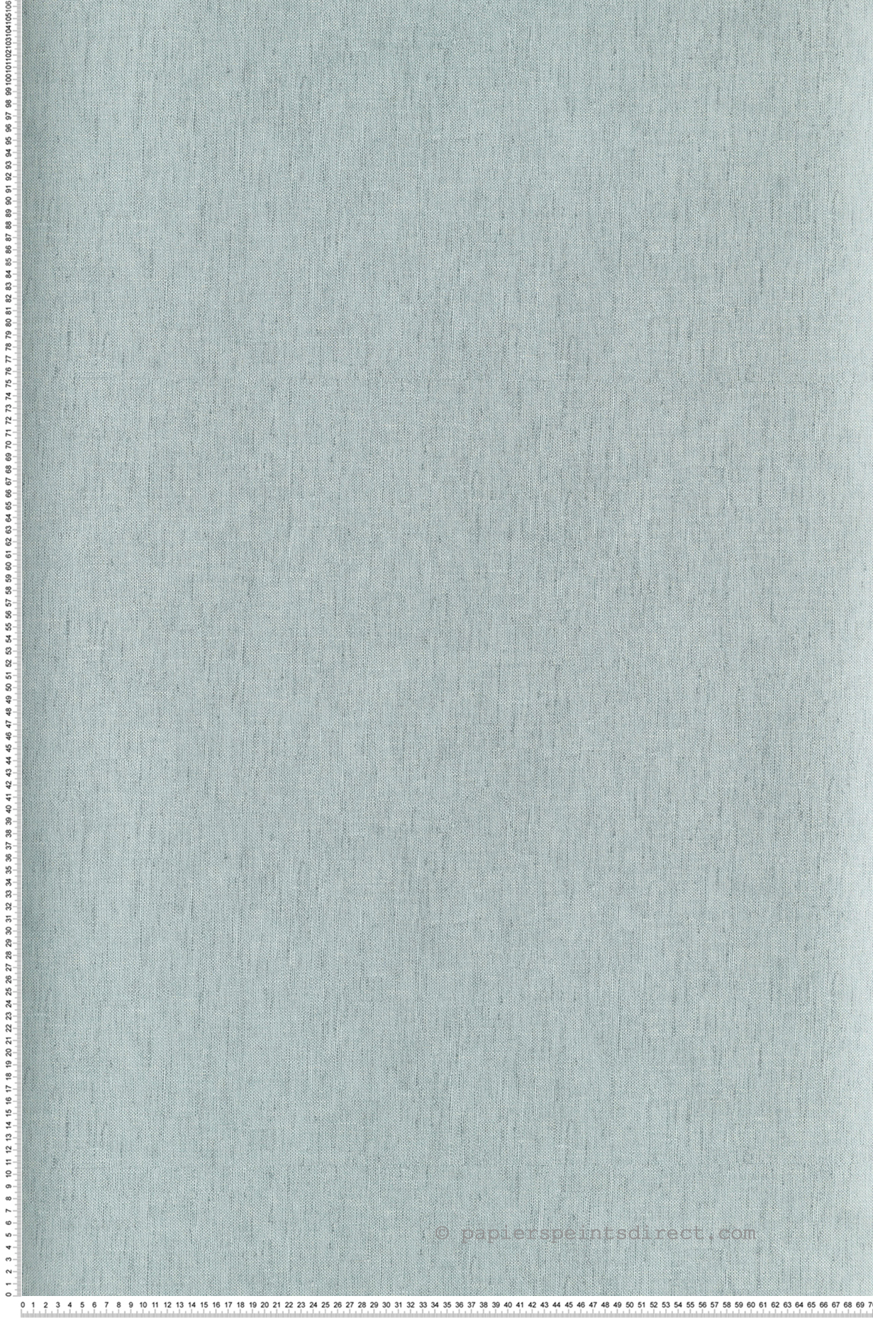 Papier peint Faux Uni Lin Telis bleu d'eau métallisé - Rhapsody de Masureel | Réf. MAS-RHA501