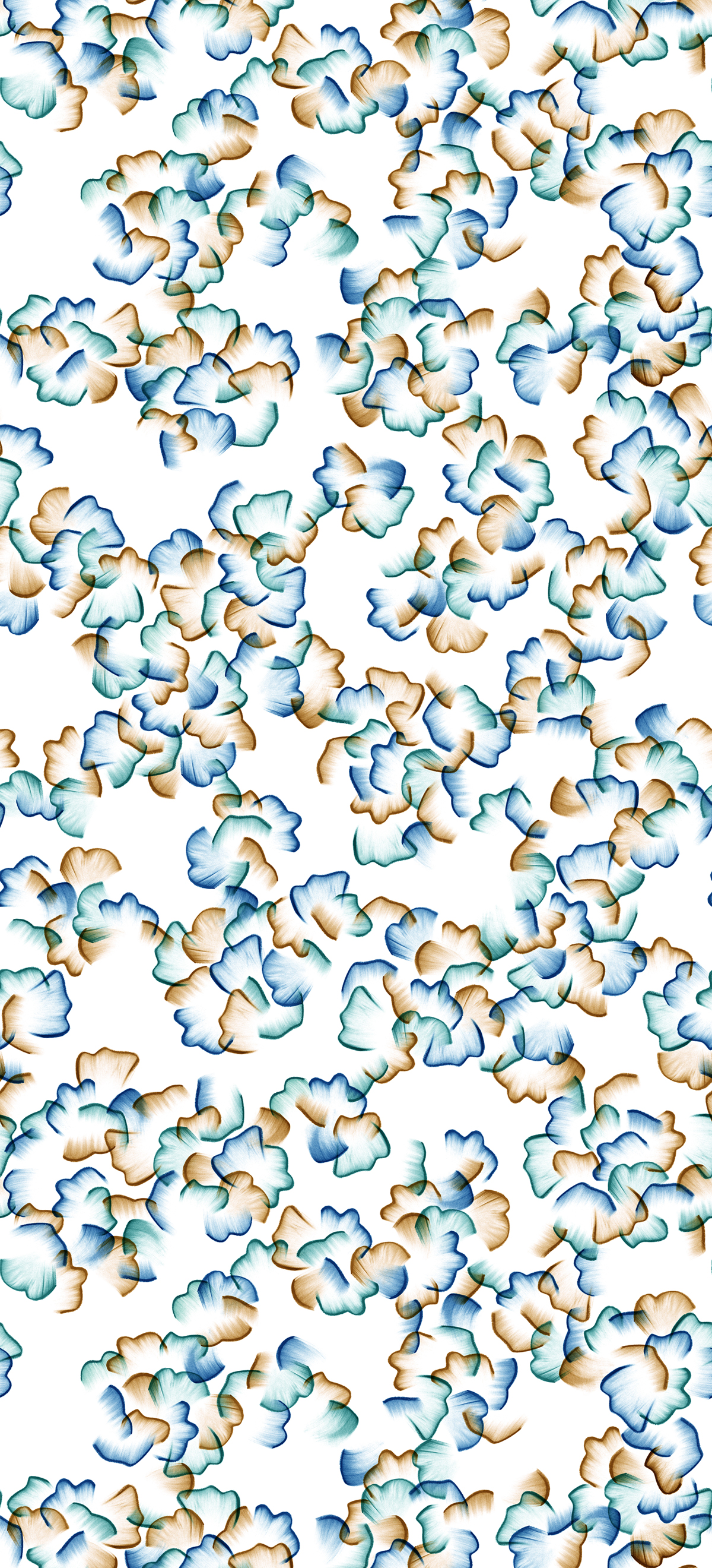 Papier peint panoramique Printemps Blanc - 3 lés 1/2/3 - Isidore Leroy