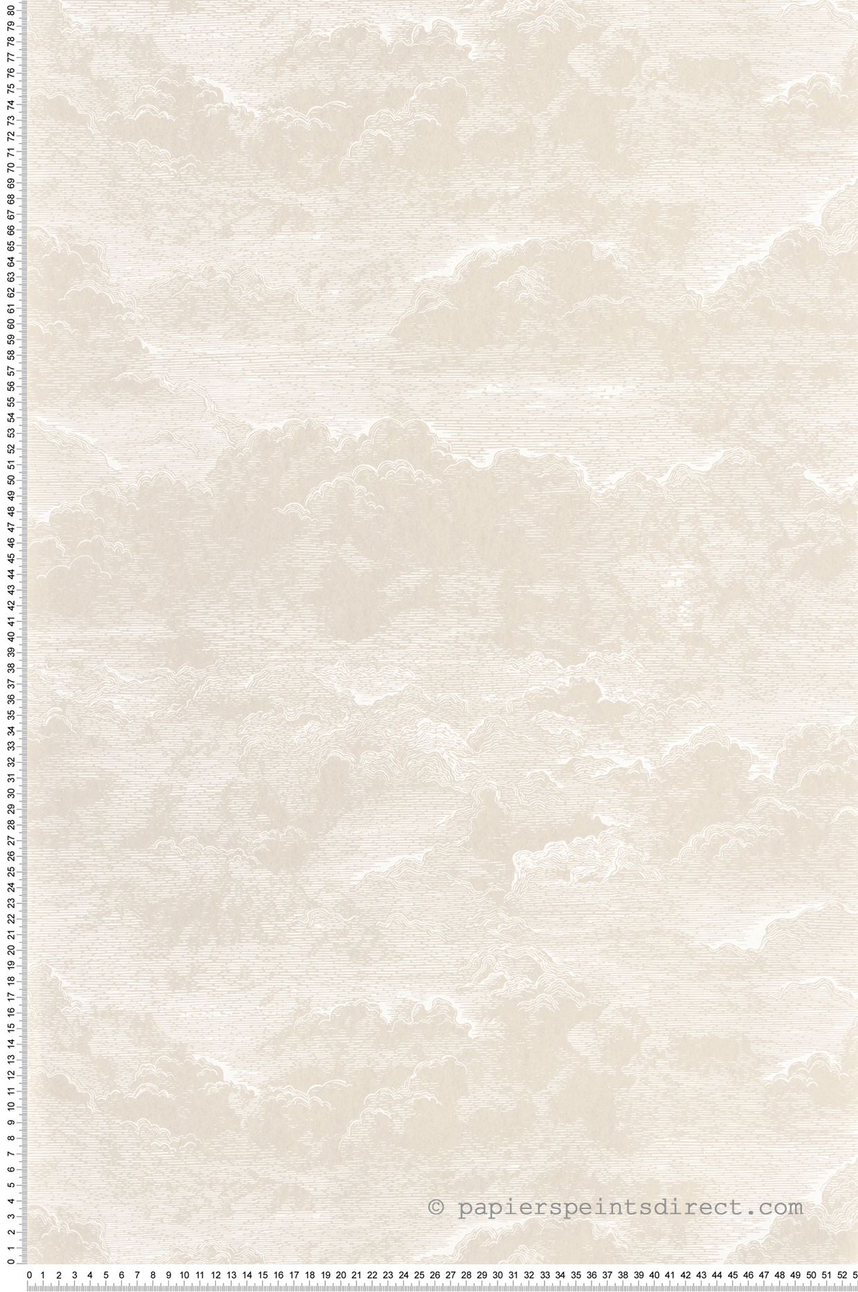 Papier peint Nuage Songe beige - Voyage Onirique de Casadéco | Réf. ONIR87271160