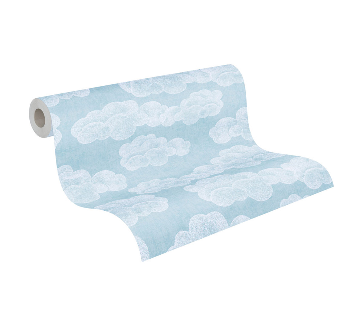 Papier peint Nuage Enfant bleu - Lilly & Luis d'A.S. Création AMB8 | Réf. AS-771431
