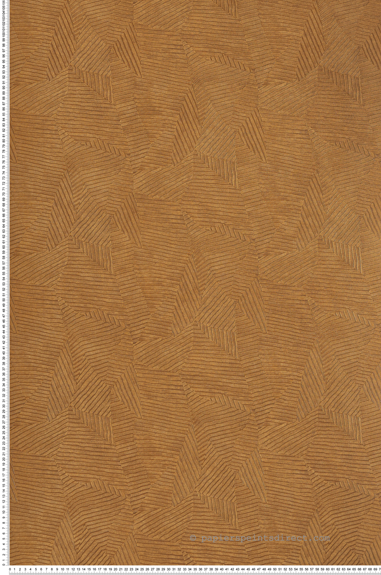 Papier peint Faux Uni Soroa ocre doré - Végétal de Casamance | Réf. CAS-74091180