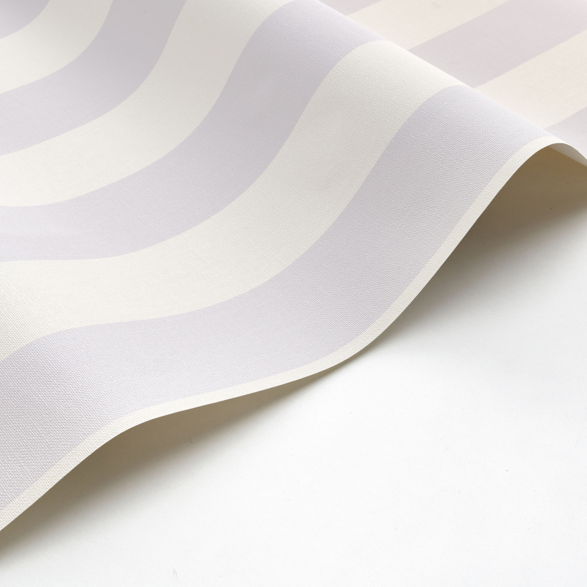 Papier peint Petite Rayure Baltic violet beige - Les Rayures de Casadéco | Réf. RAYS29259374