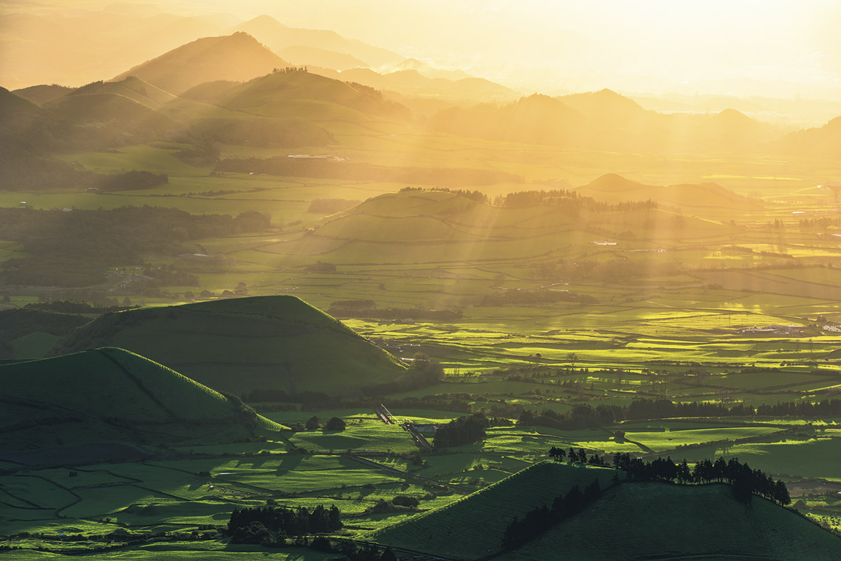 Panoramique Crater Land - Papier peint Komar