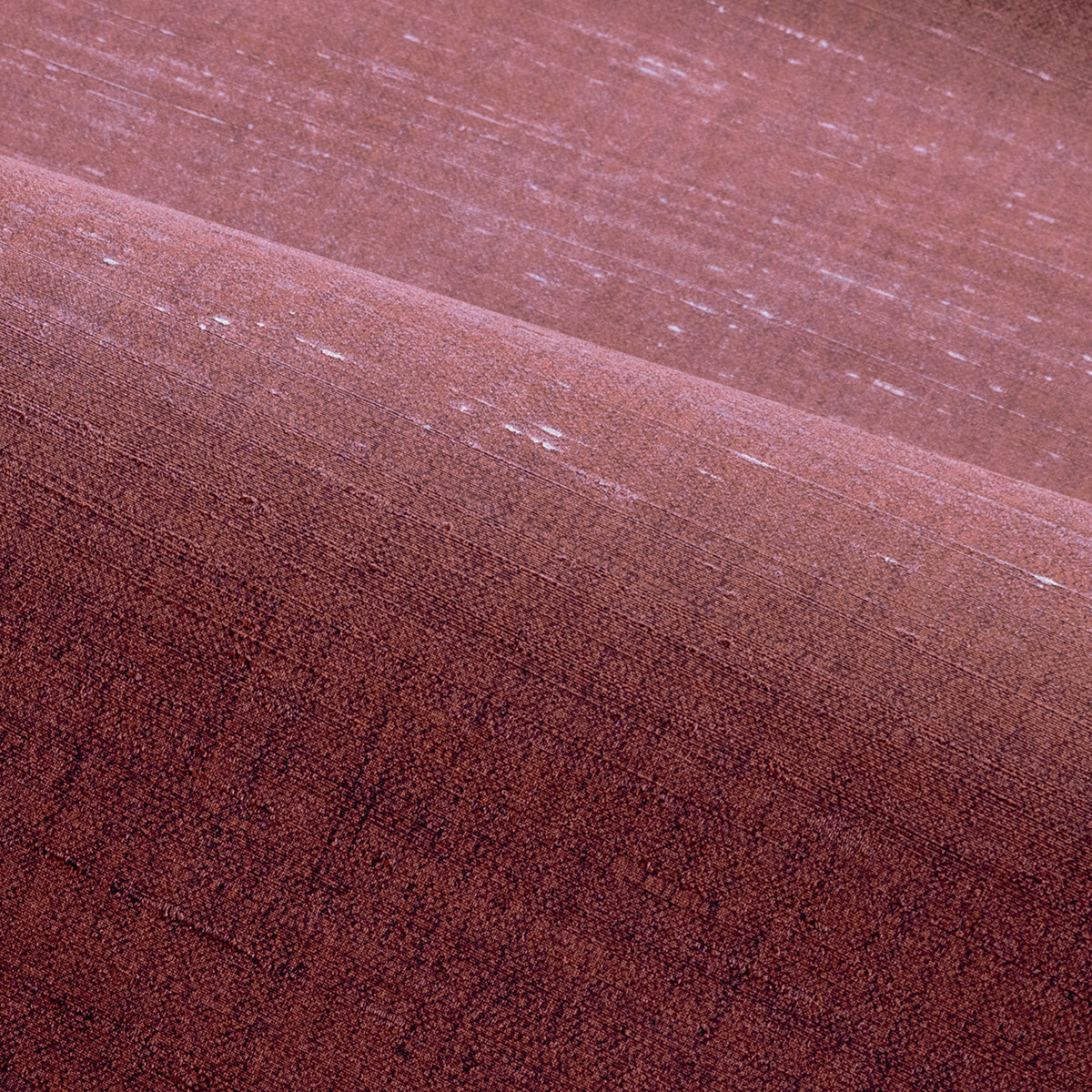 Papier peint Uni Tissage Sora bordeaux - Légendes de Casamance | Réf. CAS-70173058