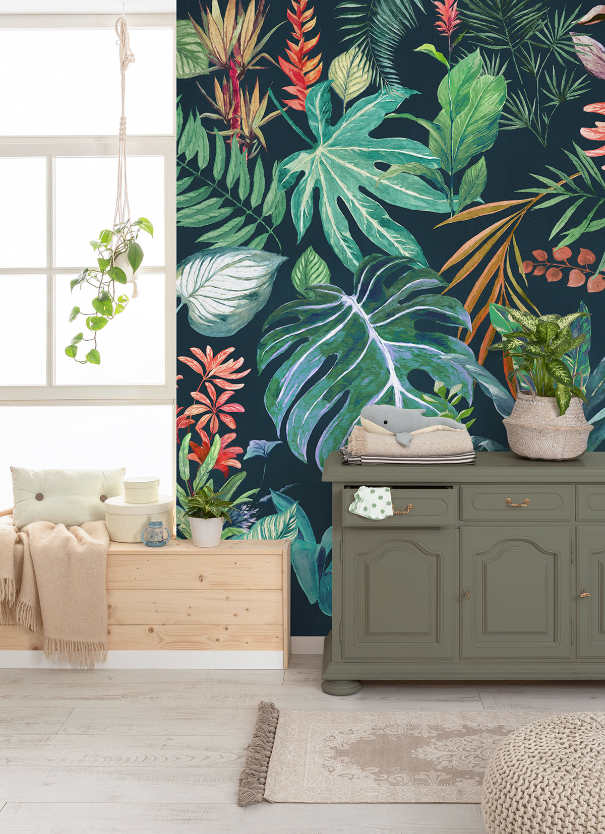 Papier peint panoramique Feuilles Colourful Leaves - Papier peint Komar Pure 2