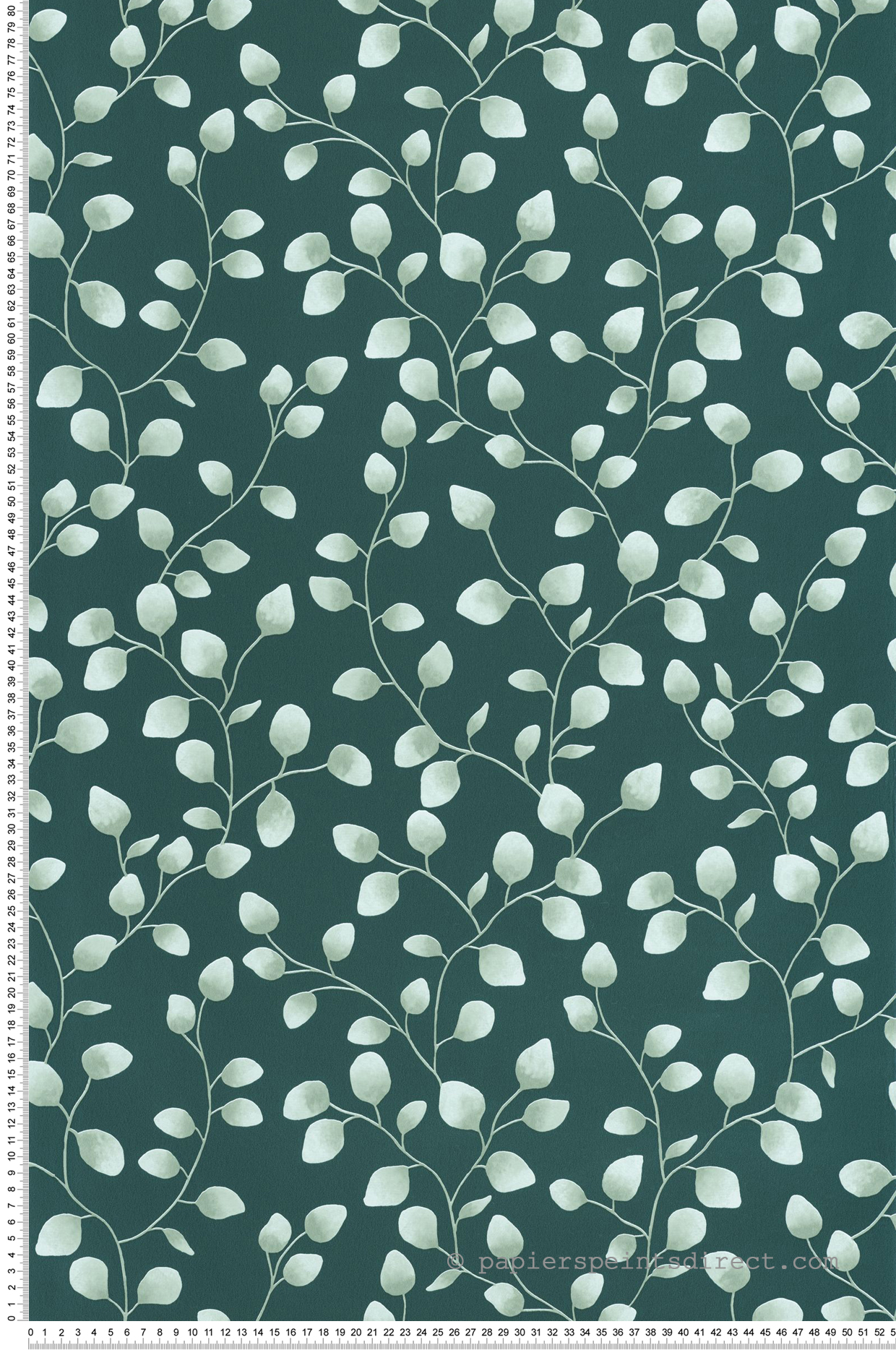 Papier peint Nature Melbourne vert sapin - Green & Co de Casélio | Réf. GCO103867218