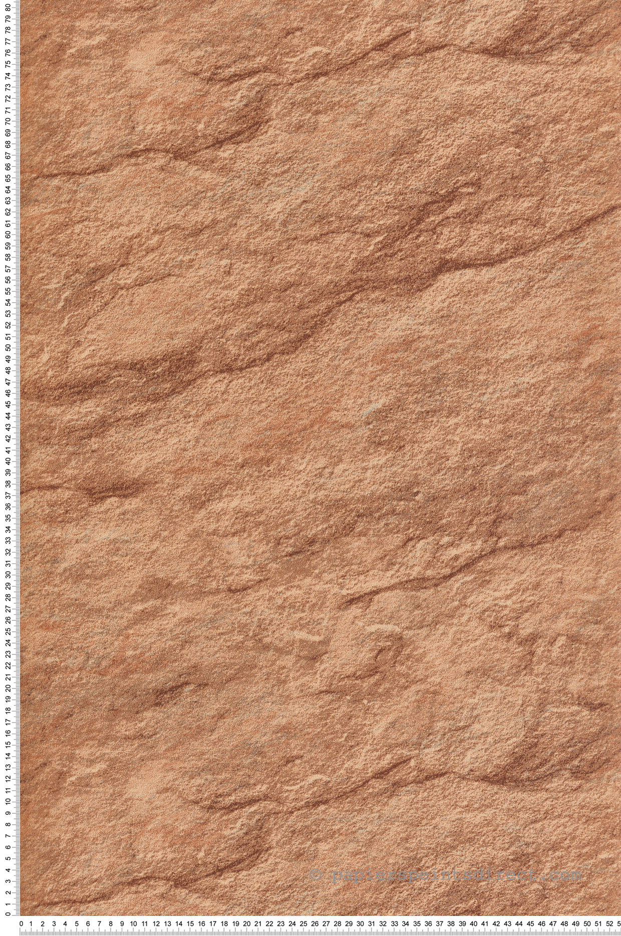 Papier peint Roche Détail terracotta - Brut d'Ugépa | Réf. UGP-M75808