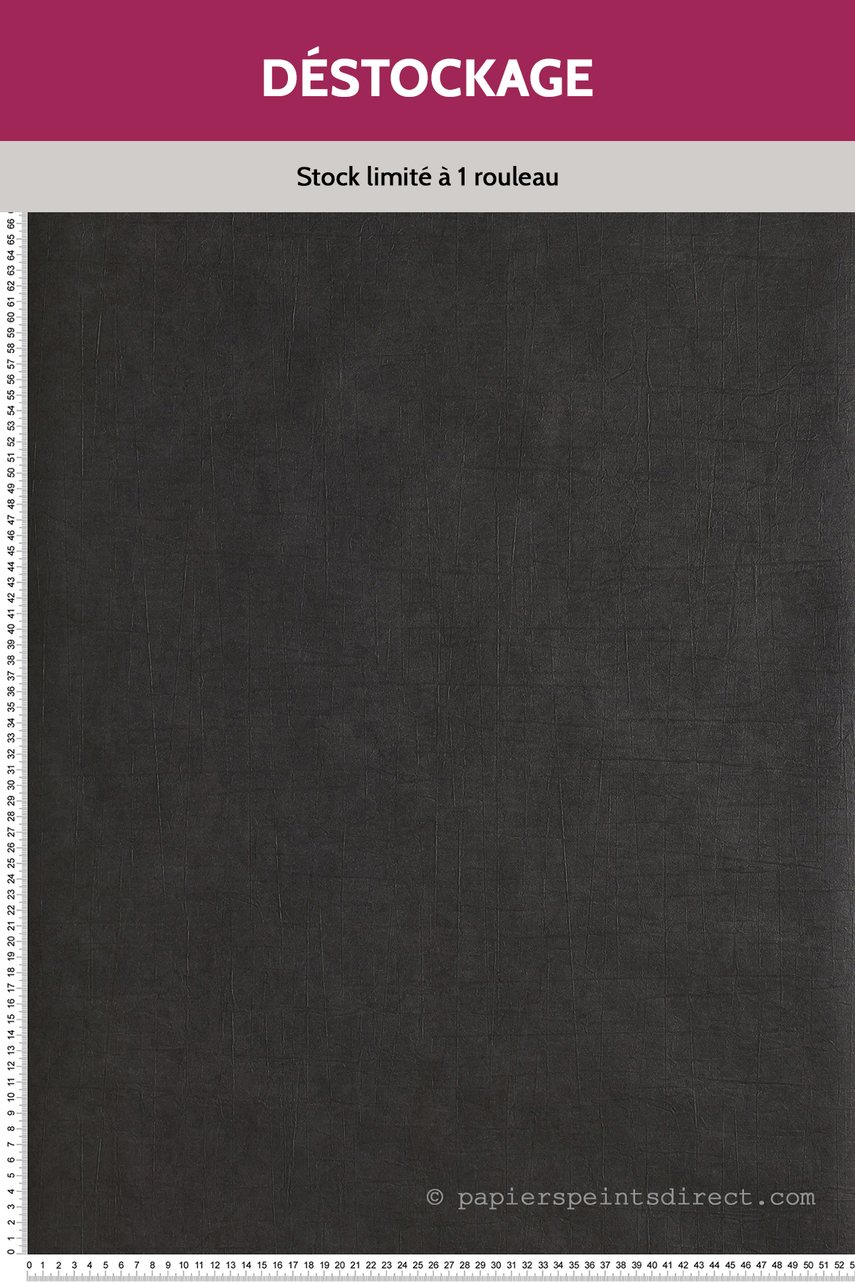 Papier peint Destockage - Washi Anthracite - Natsu