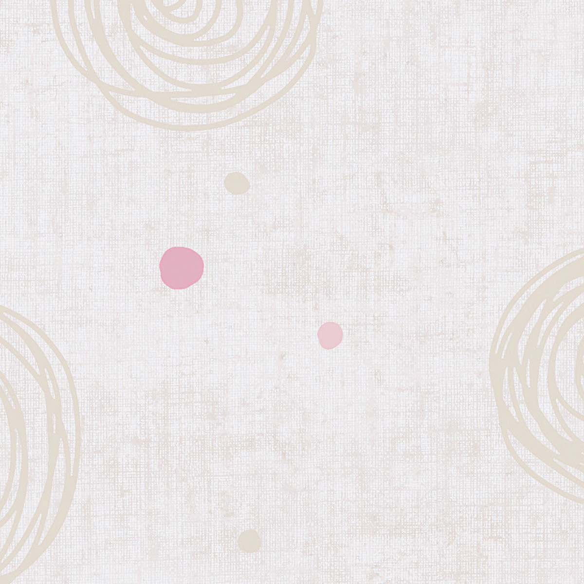 Papier peint Rond Bébé beige - Lilly & Luis d'A.S. Création AMB6 | Réf. AS-771393