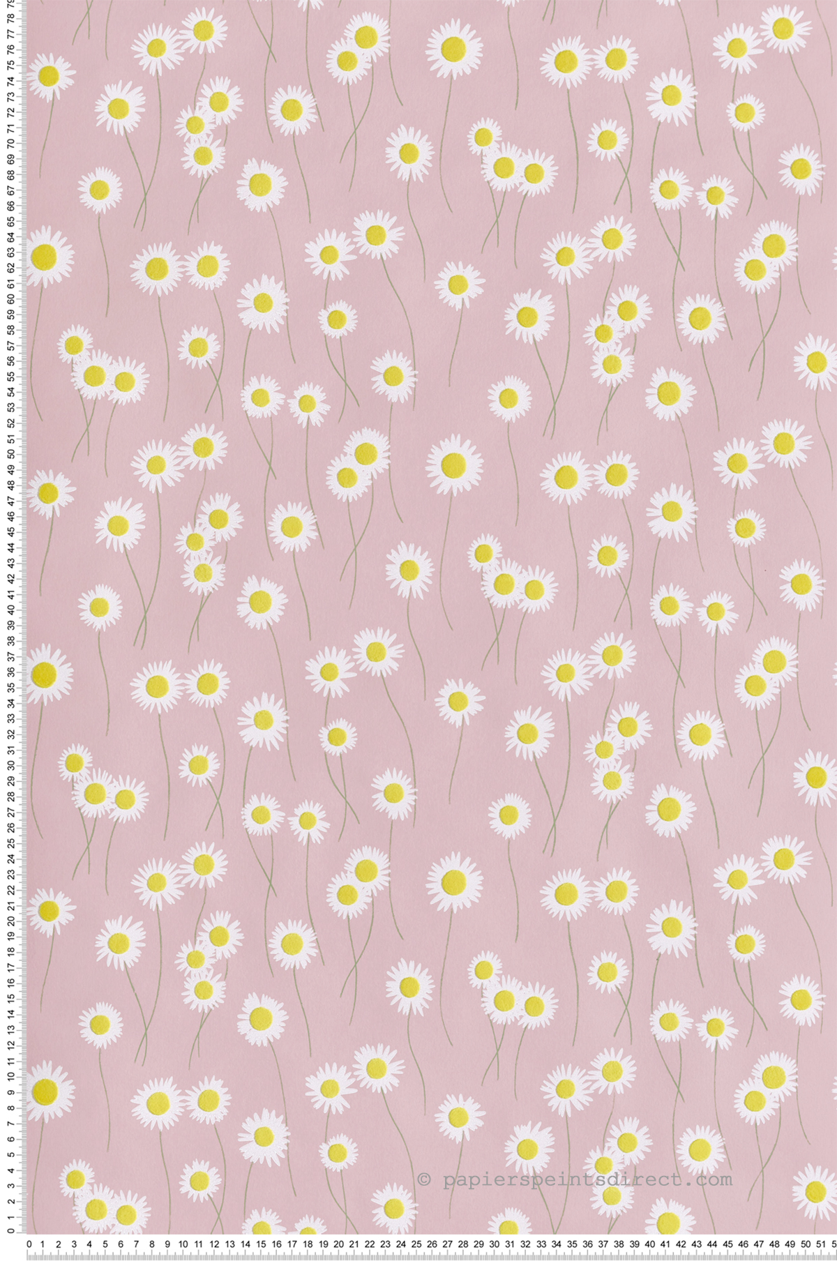 Papier peint Fleur Moon Daisies Hellebore - In The Garden de Little Greene | Réf. 0234MDHELLE