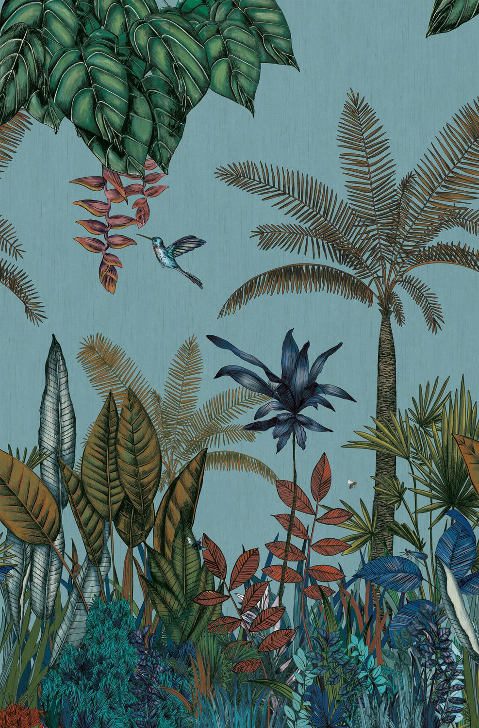 Papier peint panoramique jungle Ipanema Couleurs - Rio Madeira de Casamance | Réf. CAS-74290282