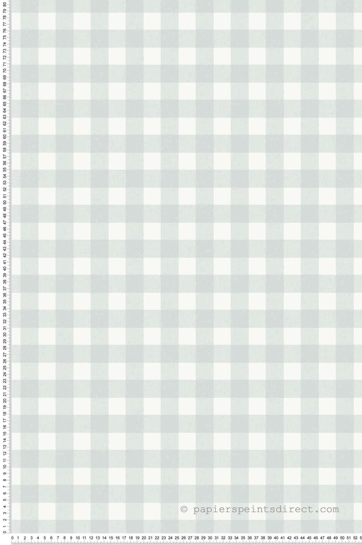 Papier peint Vichy Carreaux Victoria bleu - Happy Kids Club de Casélio | Réf. HKC104426053