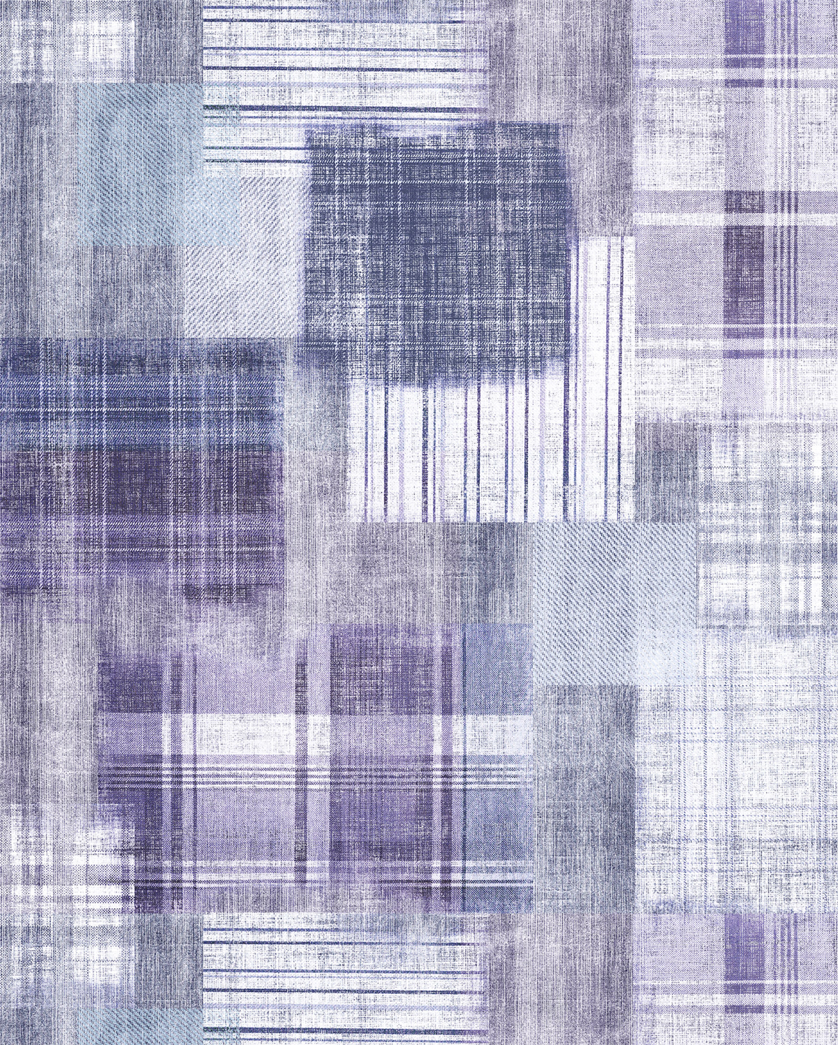 Papier peint panoramique Tissu Unique Unity violet - Papier Peint Komar Infinity 2