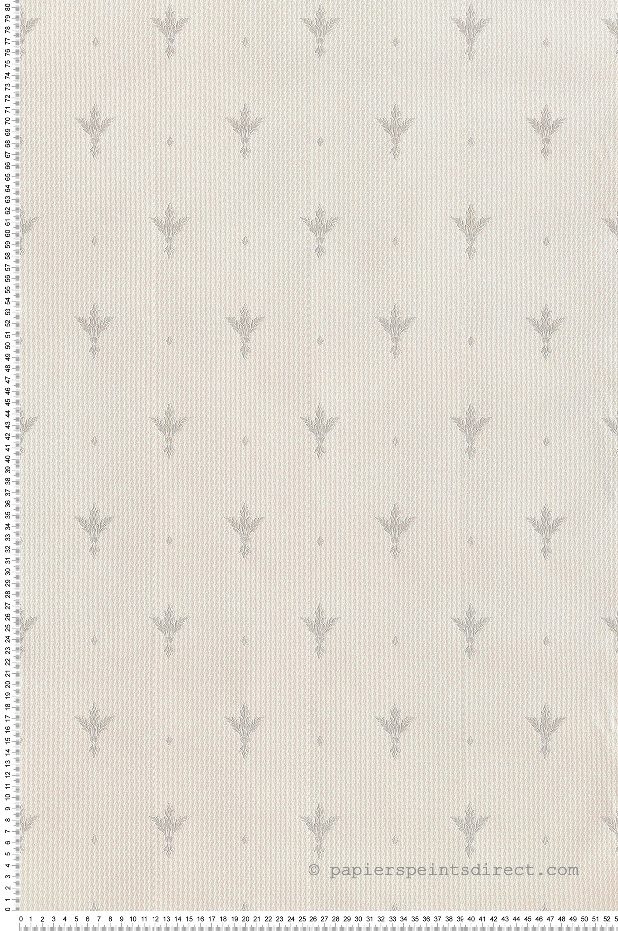 Papier peint Feuillage Baroque Gaufré argenté - Grand Classic de Montecolino | Réf. MC-Z66847