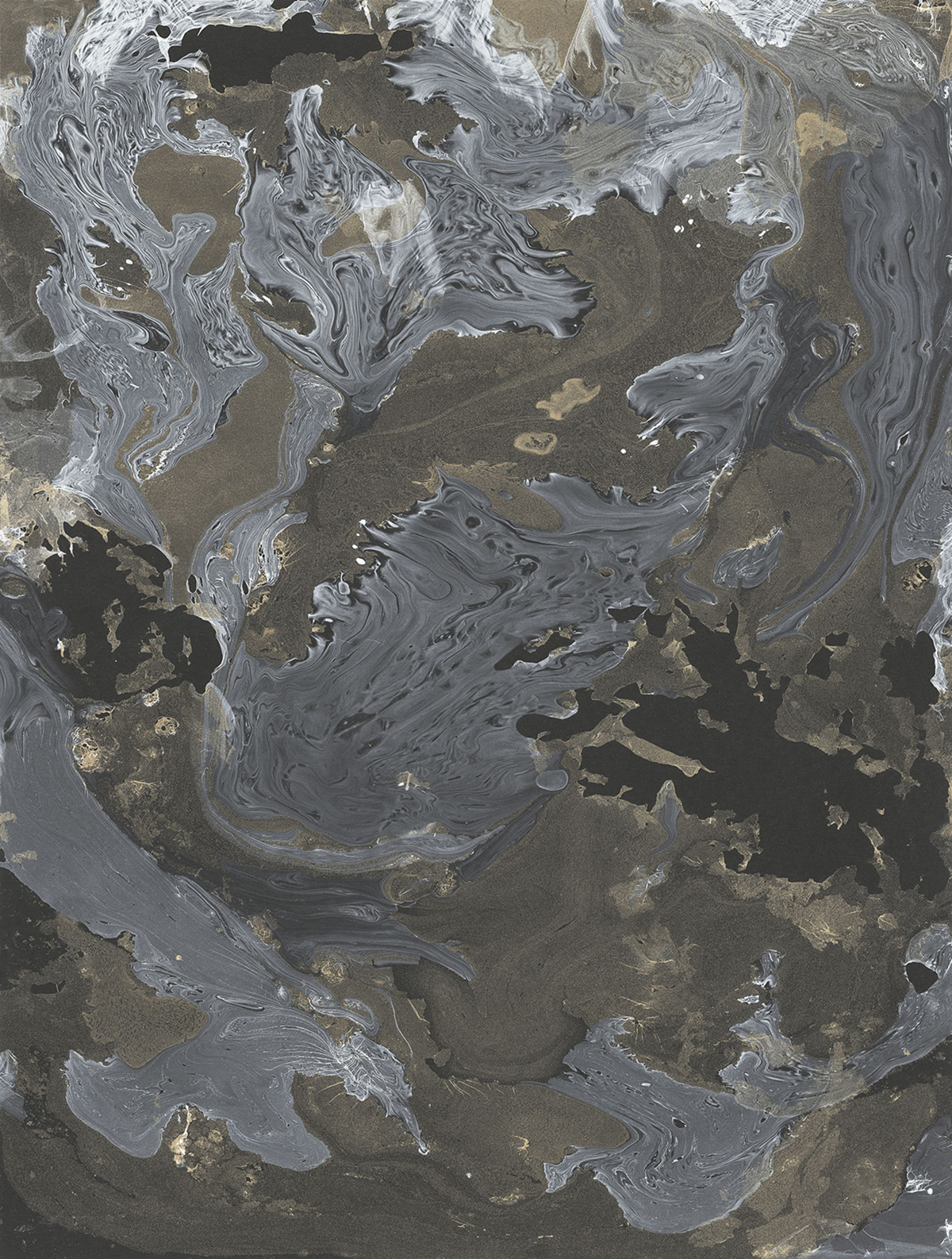 Papier peint Métallisé Panoramique Obsidienne noir - Beauty Full Image de Casadéco | Réf. BFIM81139801