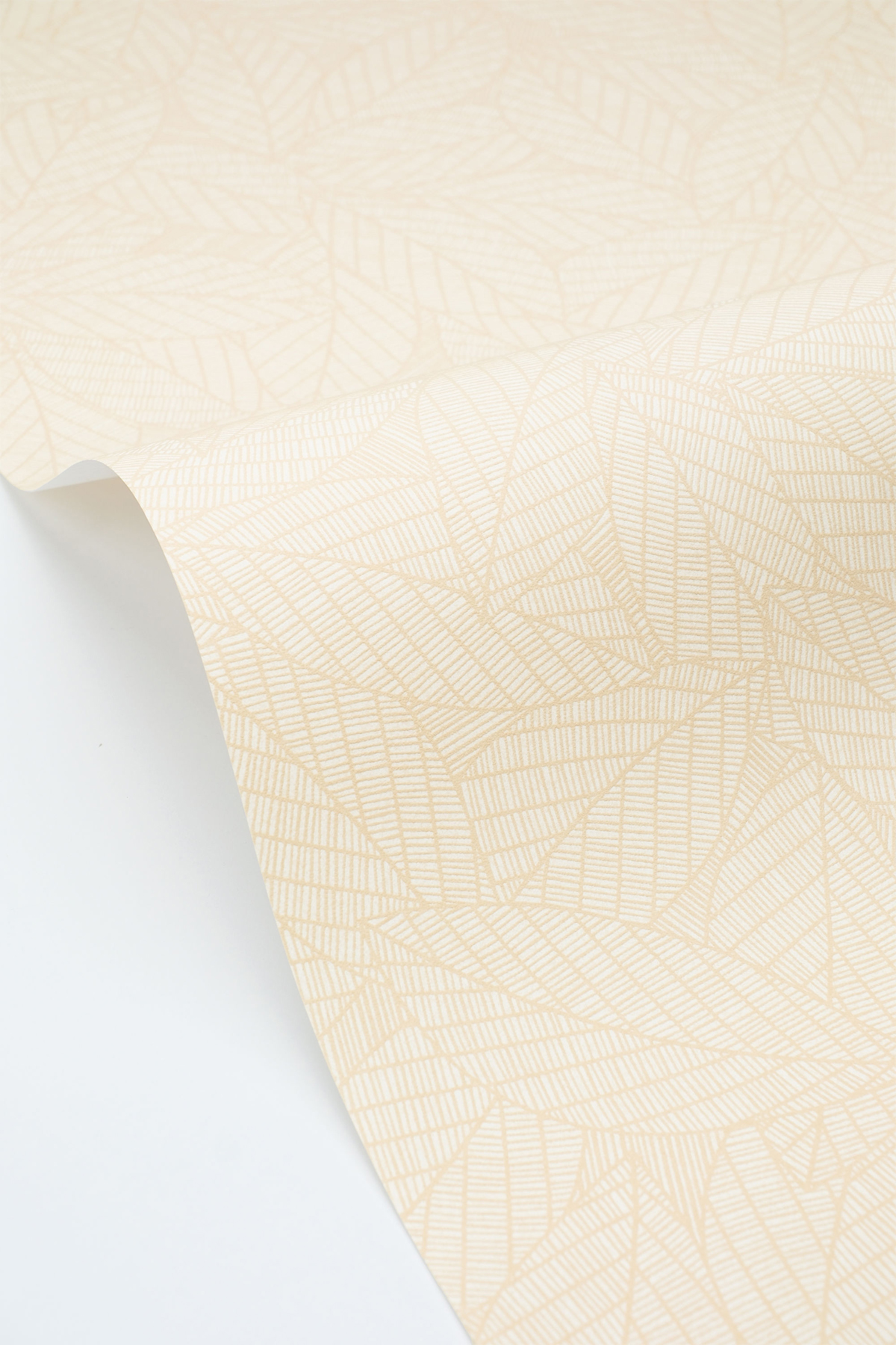 Papier peint Feuille Nervure Delora beige - Elea de Casélio VAGUE | Réf. ELEA107341010