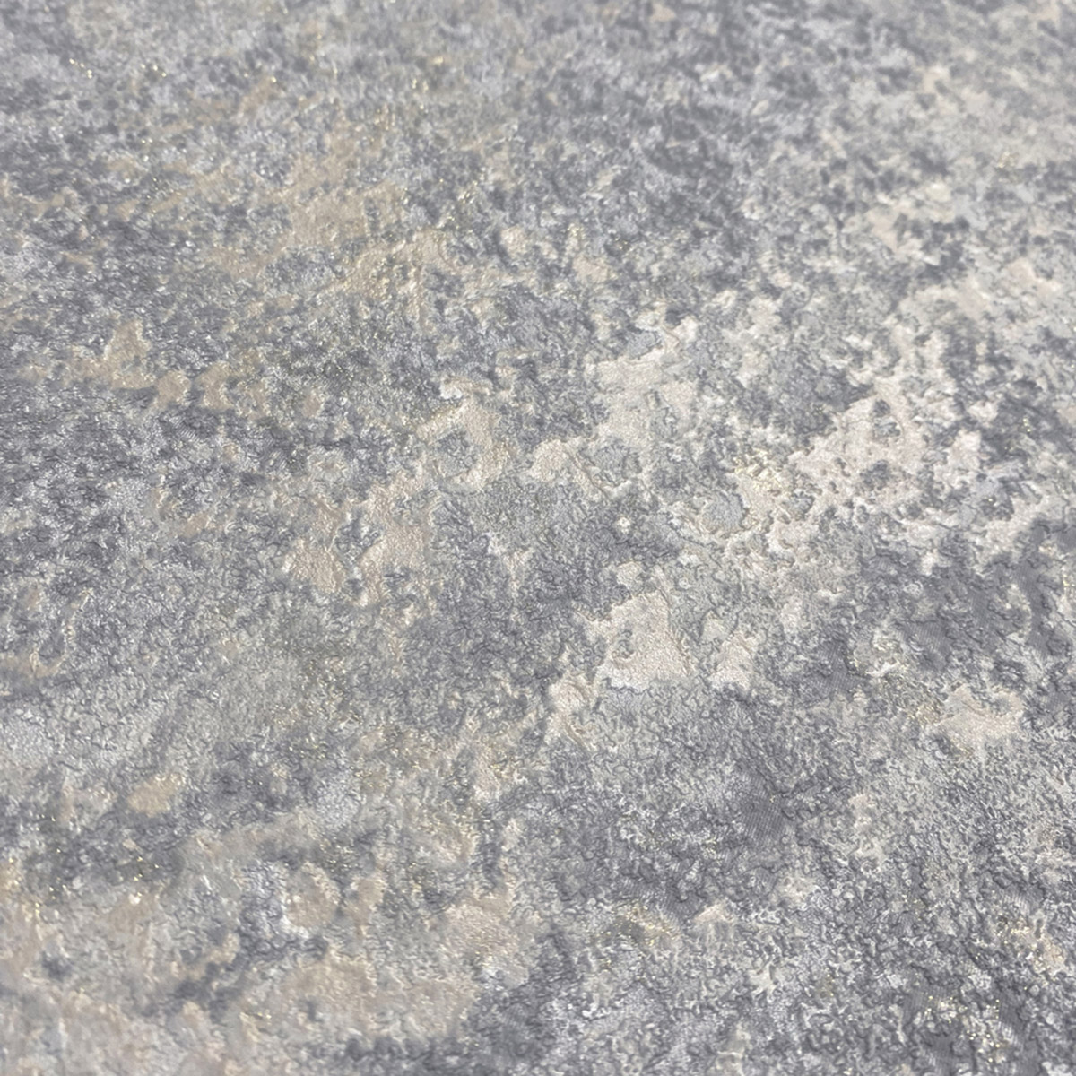 Papier Peint Pierre Paillettes gris éléphant doré - Venezia d'Ugépa AMB4| Réf. UGP-M66719