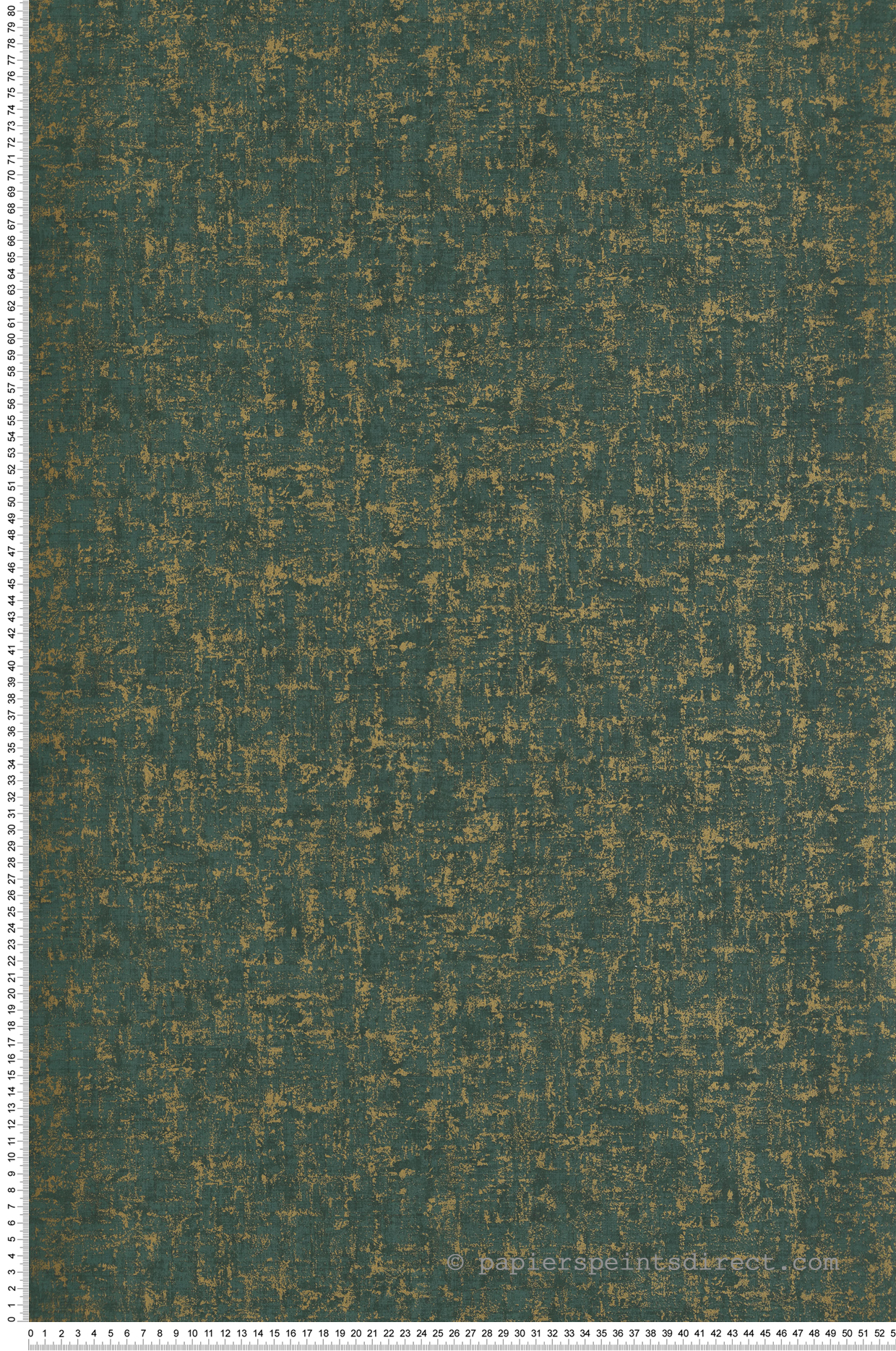 Papier peint Faux Uni Métallisé Jazz vert sapin - 1930 de Casadéco | Réf. MNCT85757536