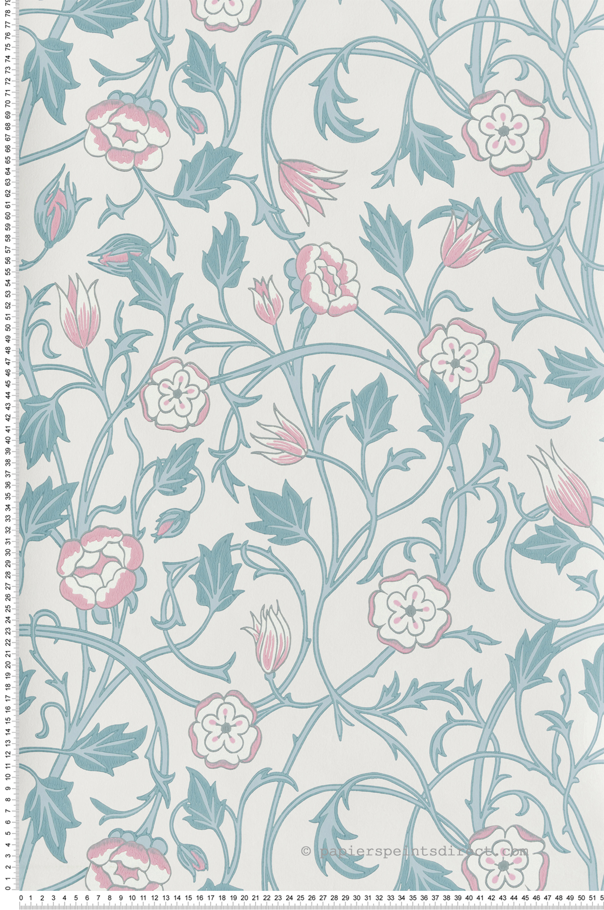 Papier peint Fleur May's Tulip Joanna - In The Garden de Little Greene | Réf. 0234MTJOANN